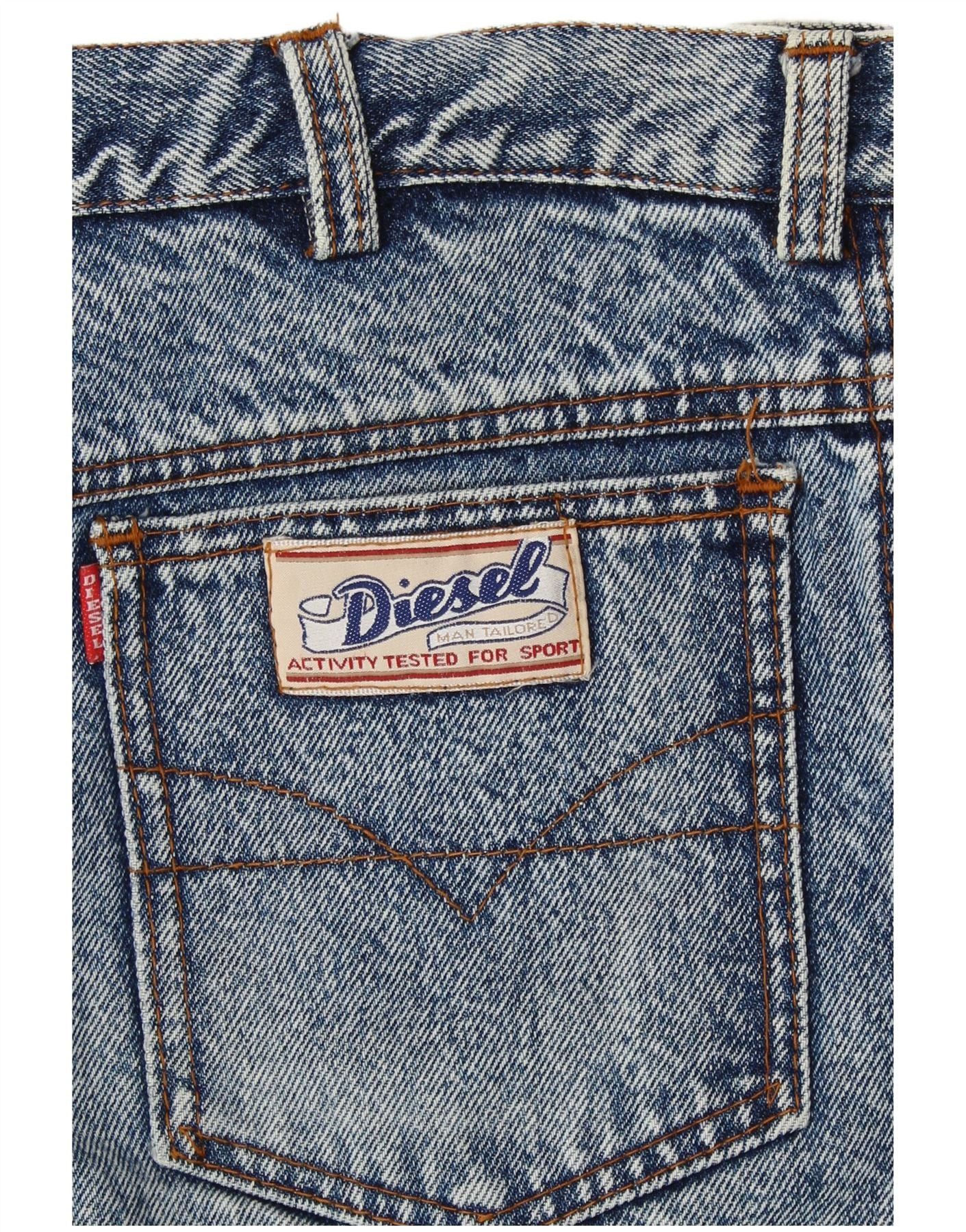 Diesel Womens Denim Shorts W34 Large Blue Size 25" / US 0 / IT 36 - 4 Thumbnail