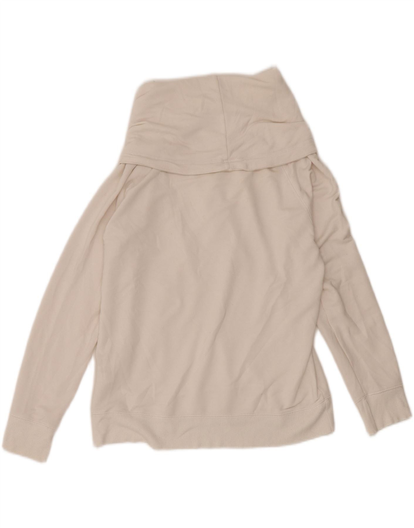 Ralph Lauren Womens Overd Sweatshirt Jumper UK 10 Small White Size M / US 6-8 / IT 42-44 - 2 Thumbnail