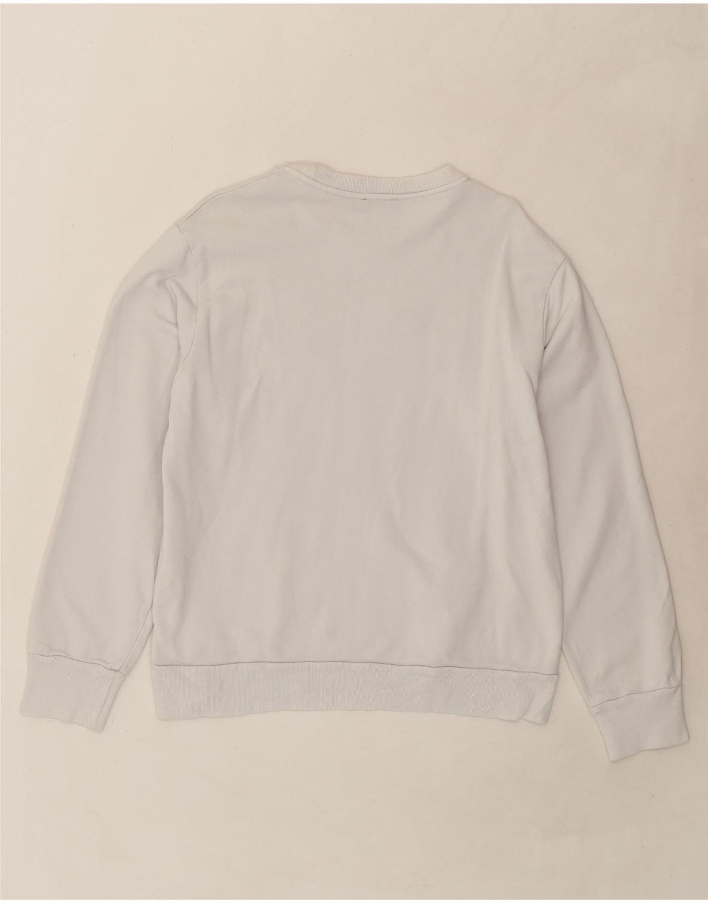 Diesel Boys Graphic Sweatshirt Jumper 13-14 Years White Cotton Size S / US 4 / IT 40 - 2 Thumbnail