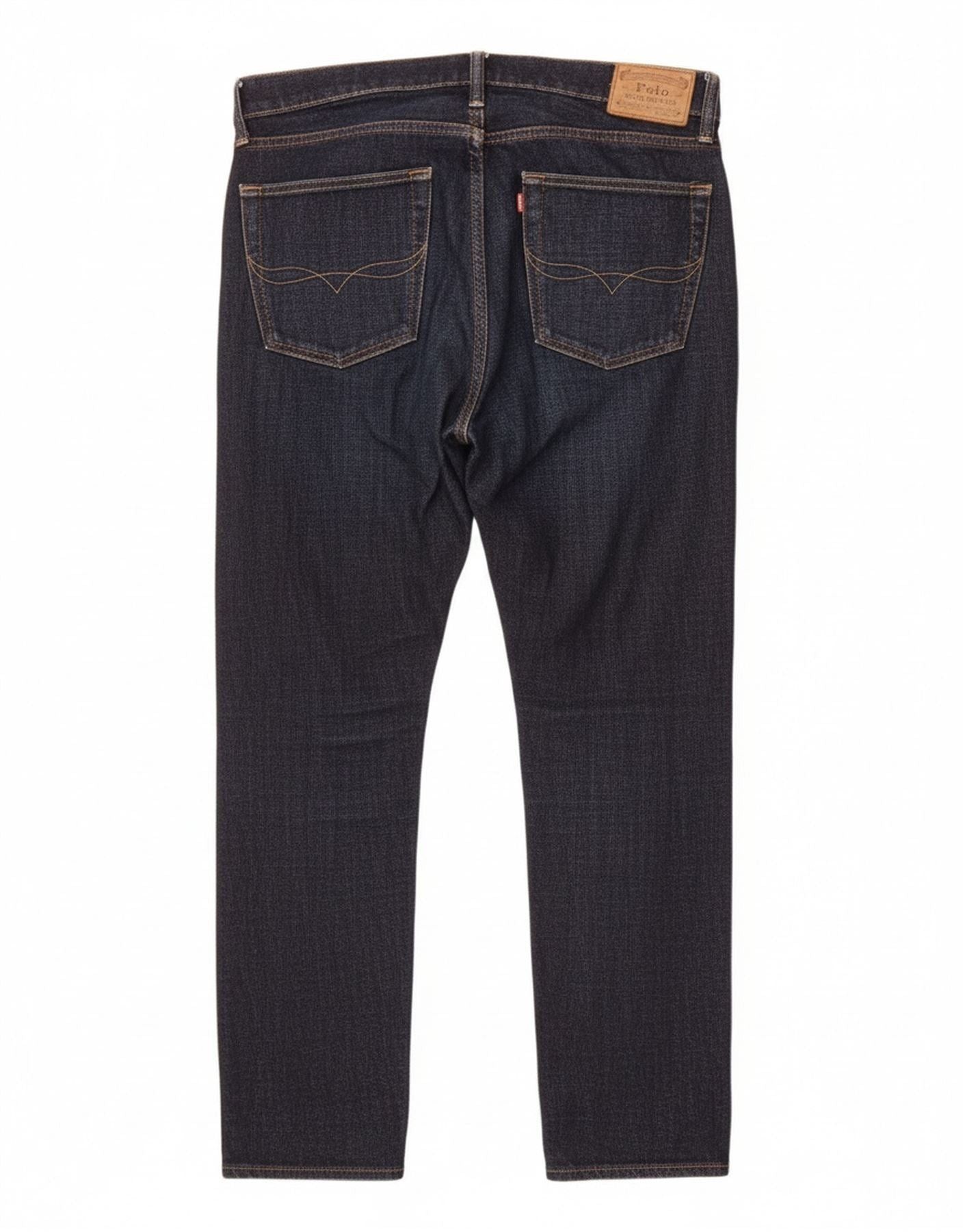 Polo Ralph Lauren Womens Skinny Jeans W34 L29 Navy Blue Cotton Size 24" / US 00 / IT 34 - 2 Thumbnail
