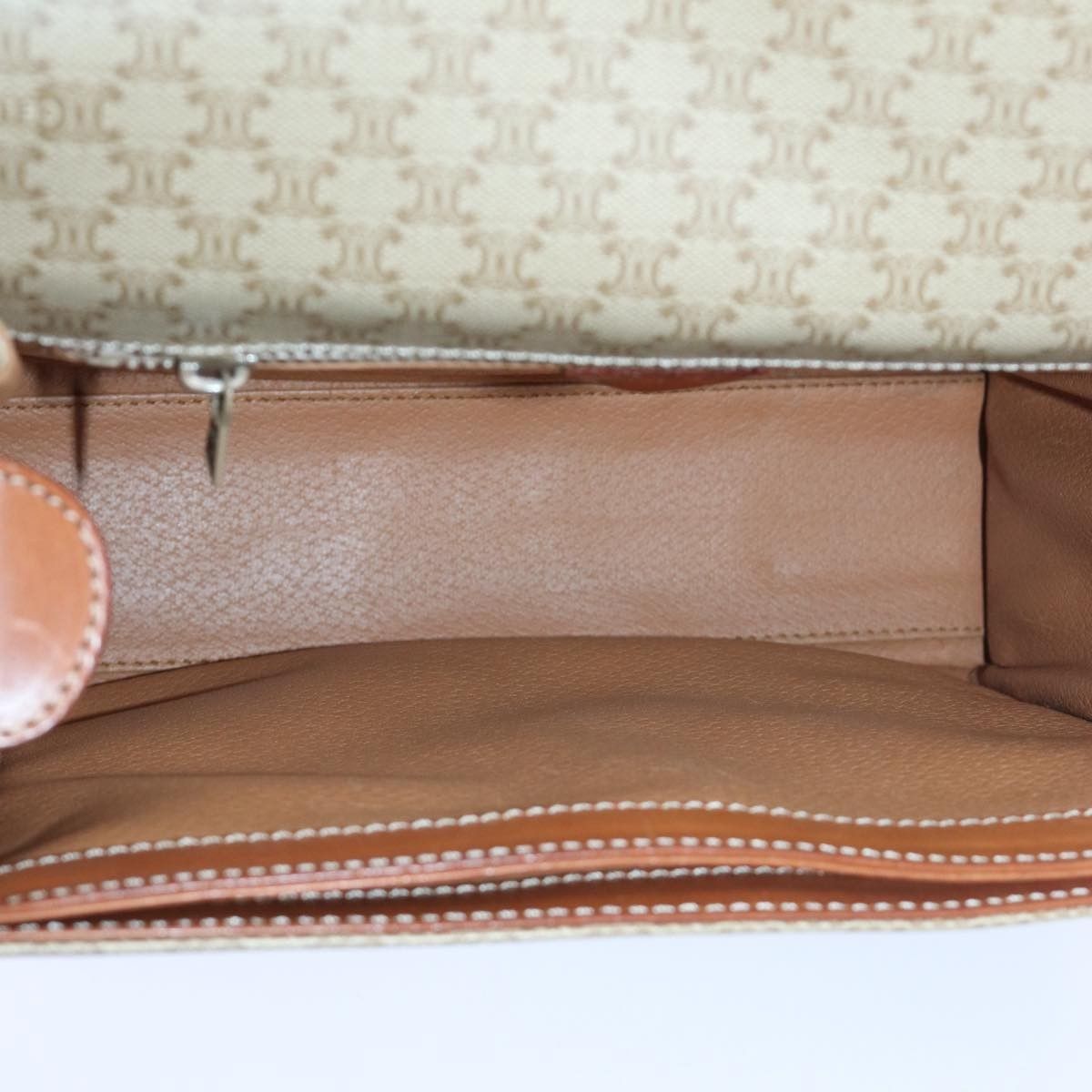 Celine Celine Vintage Macadam Circle Logo Shoulder Bag Canvas and Leather Size ONE SIZE - 6 Thumbnail