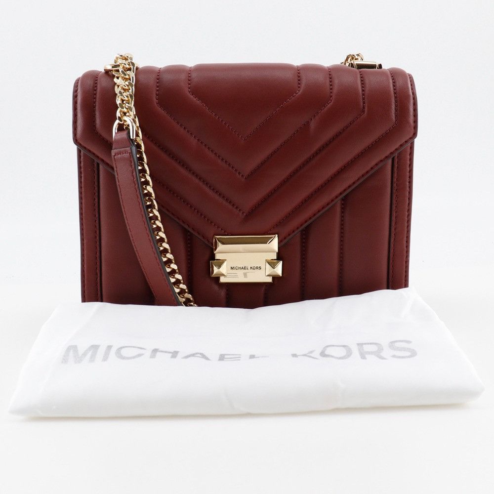 Michael Kors Michael Kors Michael Kors Whitney Calf 2way Shoulder Bag Leather Shoulder Bag 30F8GXIL3T DUTY FREE for USA Size ONE SIZE - 19 Thumbnail