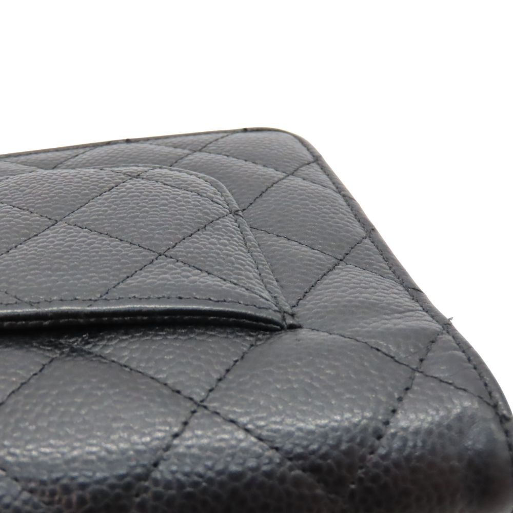 Chanel Chanel Chanel Chain Wallet Caviar Leather 2way Shoulder Bag Leather Shoulder Bag A33814 DUTY FREE for USA Size ONE SIZE - 7 Thumbnail