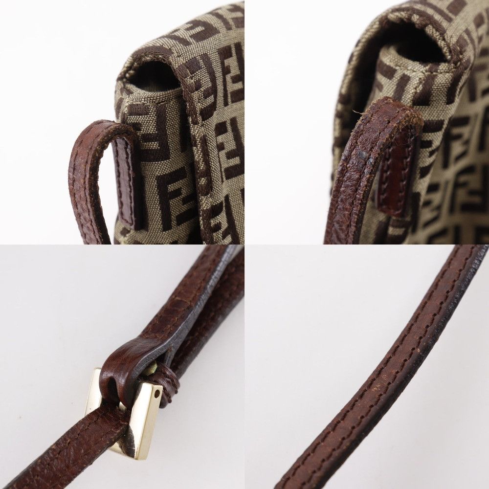 Fendi Fendi Fendi Zucchino Nylon Canvas Shoulder Bag Canvas Crossbody Bag DUTY FREE for USA Size ONE SIZE - 17 Thumbnail