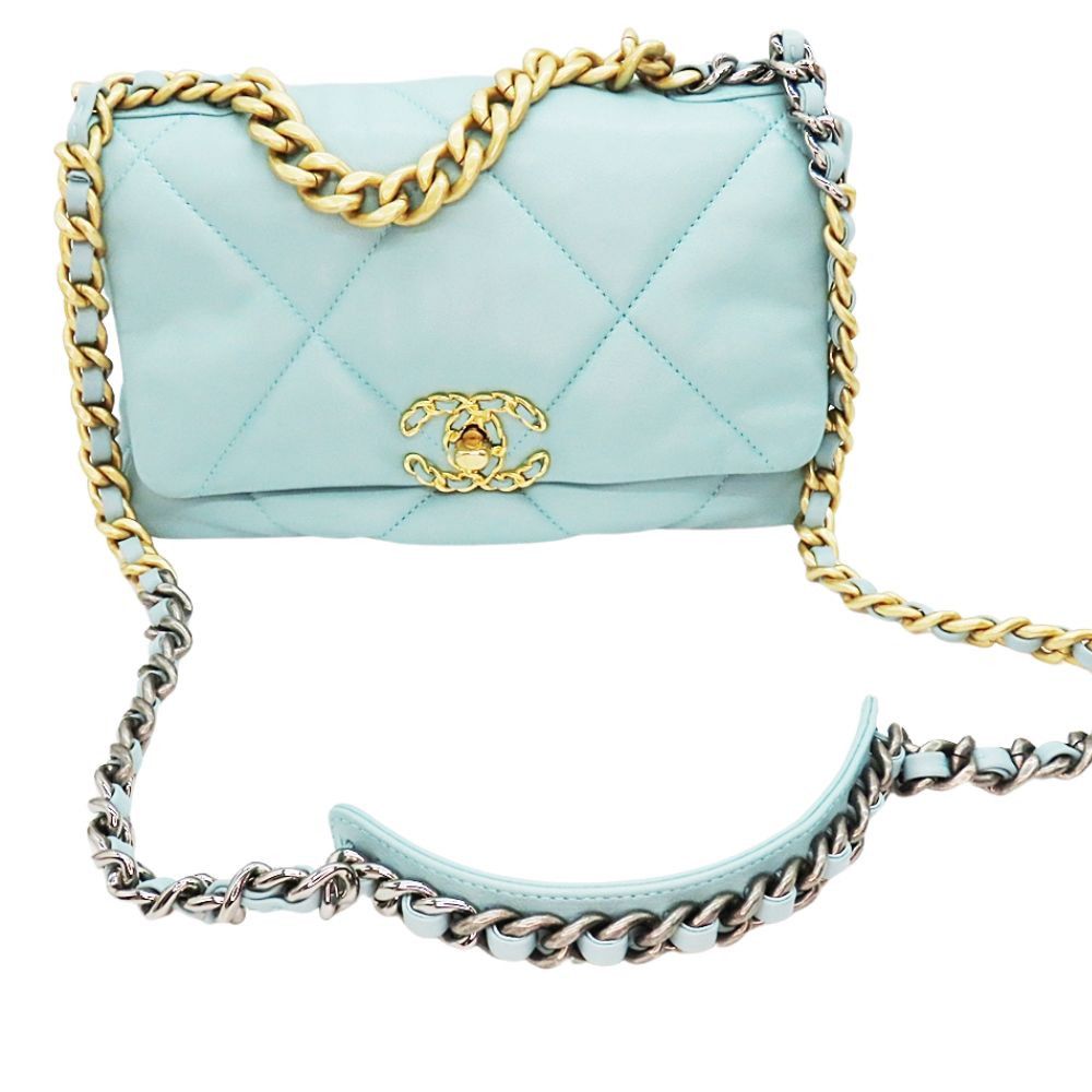 Chanel Chanel Chanel 19 Lambskin Shoulder Bag Leather Shoulder Bag AS1160 DUTY FREE for USA Size ONE SIZE - 6 Thumbnail