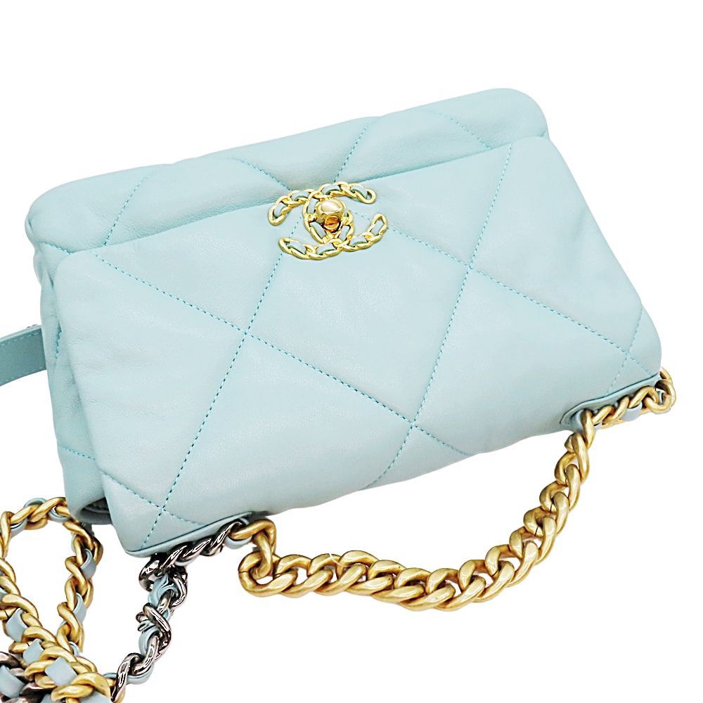 Chanel Chanel Chanel 19 Lambskin Shoulder Bag Leather Shoulder Bag AS1160 DUTY FREE for USA Size ONE SIZE - 7 Thumbnail