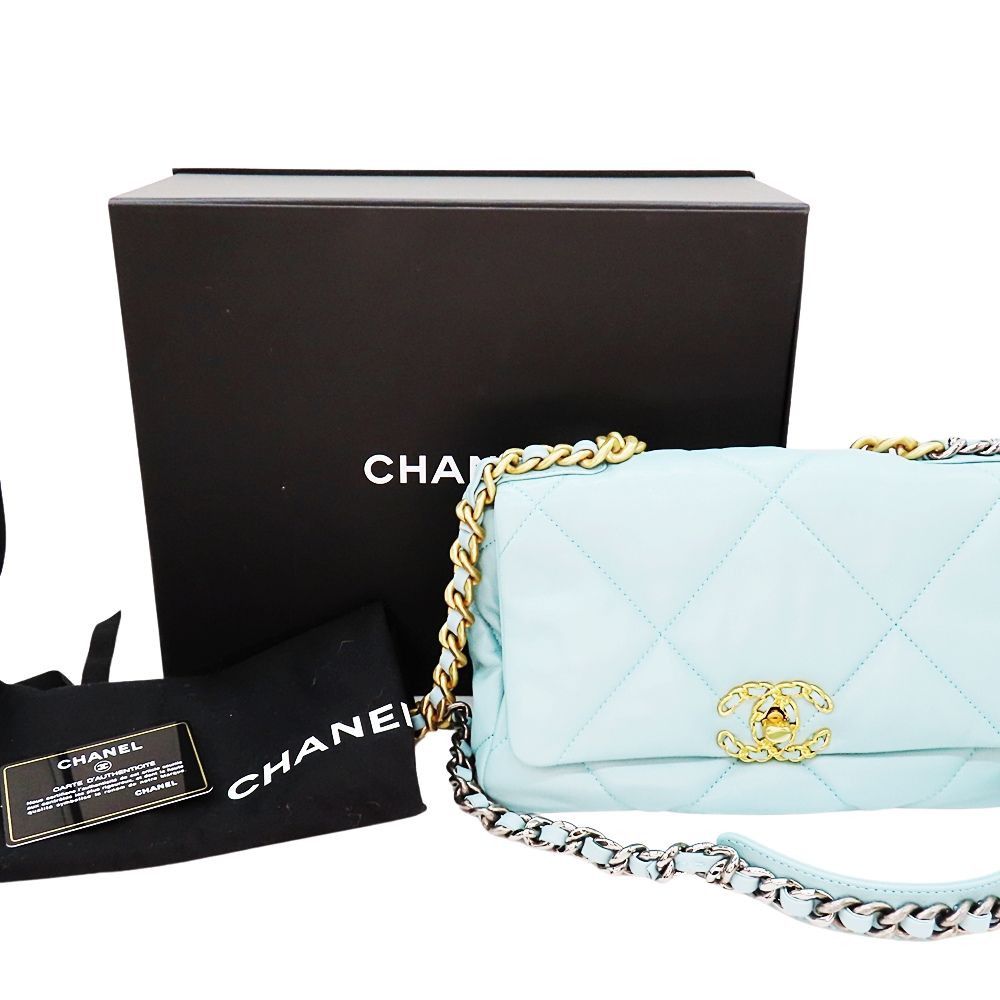 Chanel Chanel Chanel 19 Lambskin Shoulder Bag Leather Shoulder Bag AS1160 DUTY FREE for USA Size ONE SIZE - 11 Thumbnail
