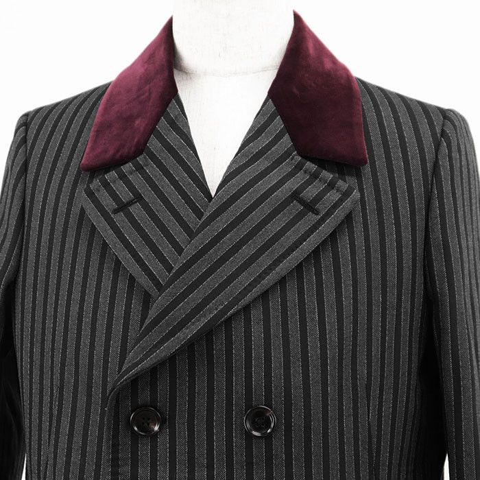 Gucci Gucci Gucci Wool Coat Leather Outerwear DUTY FREE for USA Size ONE SIZE - 2 Thumbnail