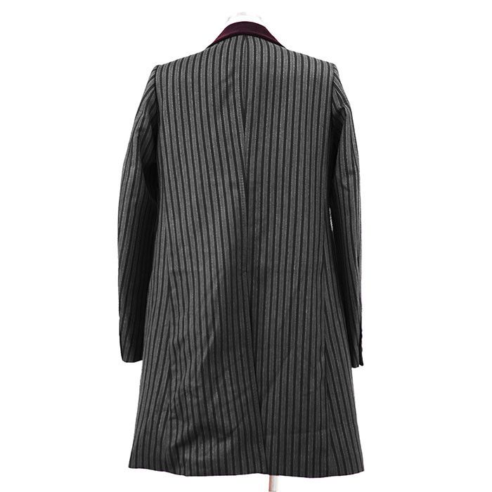 Gucci Gucci Gucci Wool Coat Leather Outerwear DUTY FREE for USA Size ONE SIZE - 4 Thumbnail
