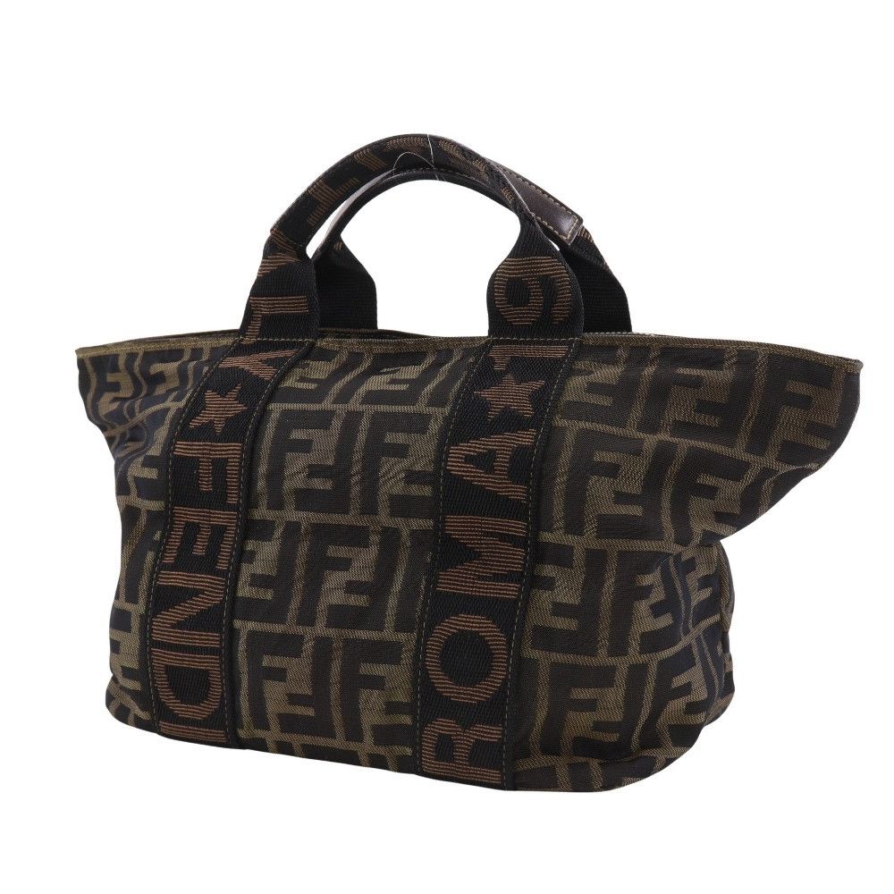 Fendi Fendi Fendi Zucca Nylon Canvas Handbag Canvas Handbag DUTY FREE for USA Size ONE SIZE - 2 Thumbnail
