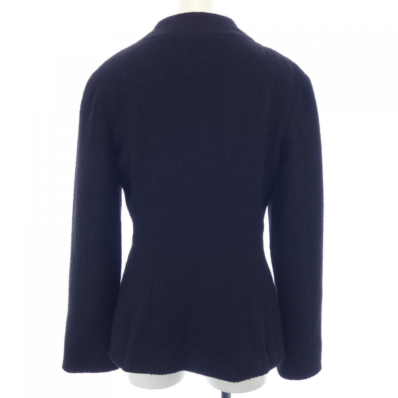 Chanel Chanel Chanel P12239V06999 98A Collarless Jacket Cotton Outerwear P12239V06999 98A DUTY FREE for USA Size ONE SIZE - 2 Thumbnail