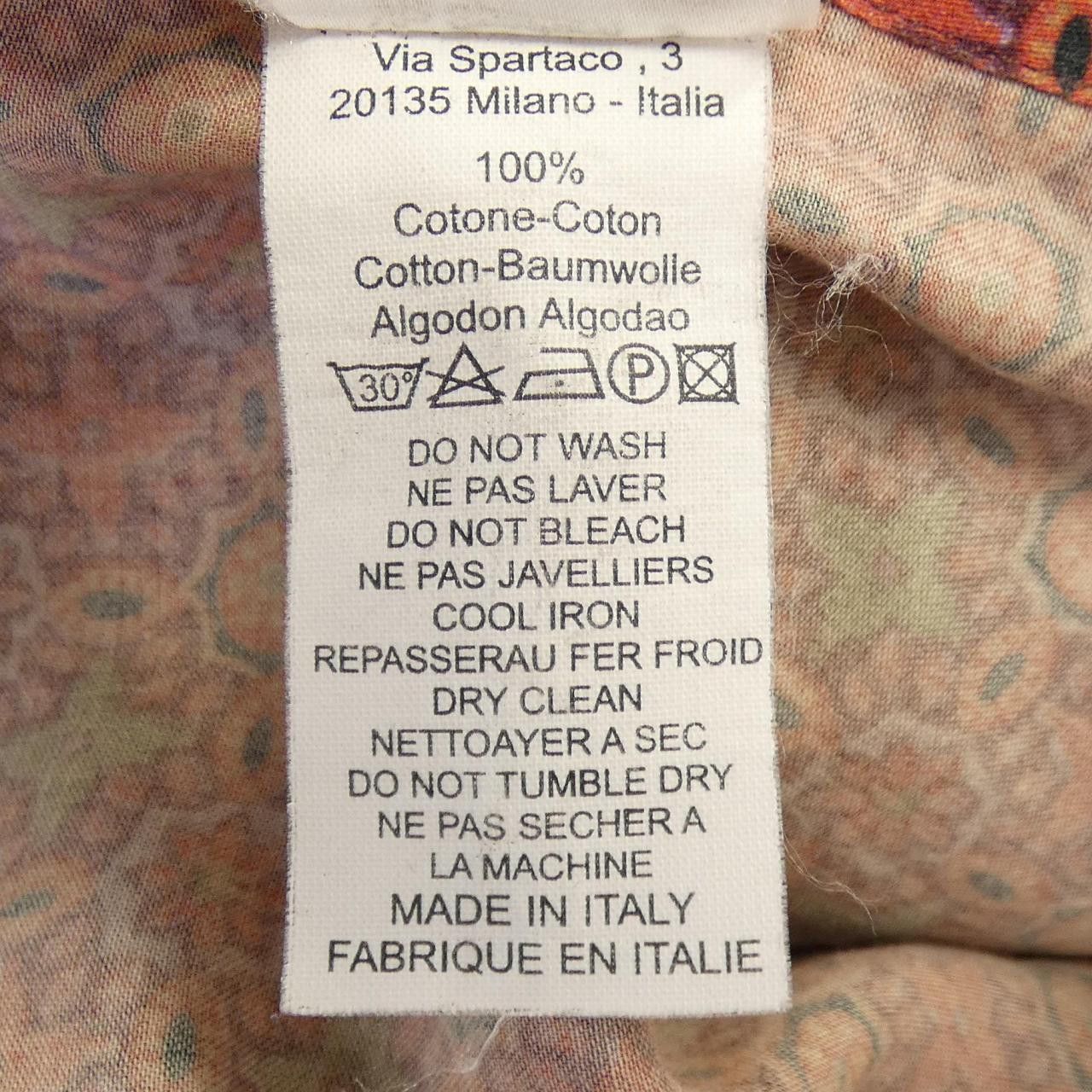 Other Other Etro Shirt Cotton Dress Shirt 112-13190-5523 DUTY FREE for USA Size ONE SIZE - 3 Thumbnail
