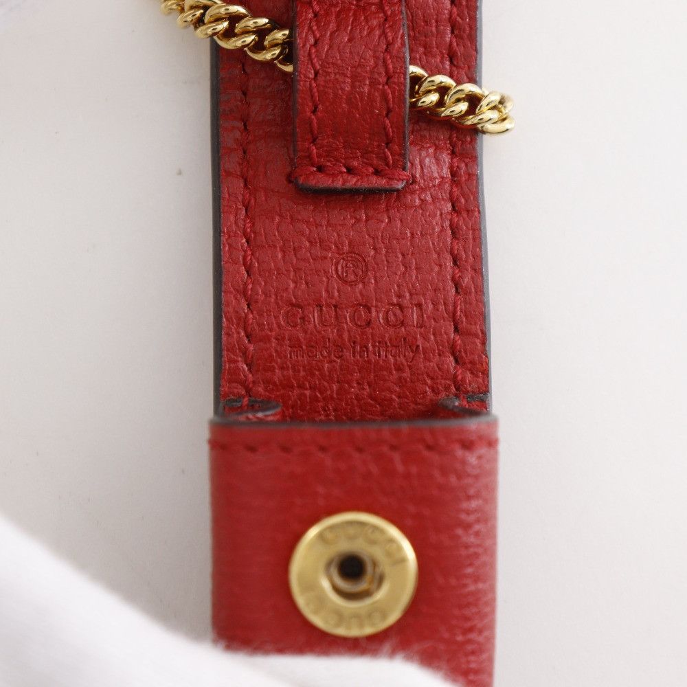 Gucci Gucci Gucci Lipstick Case Calf Pendant Accessory Leather Other 615998 DUTY FREE for USA Size ONE SIZE - 7 Thumbnail