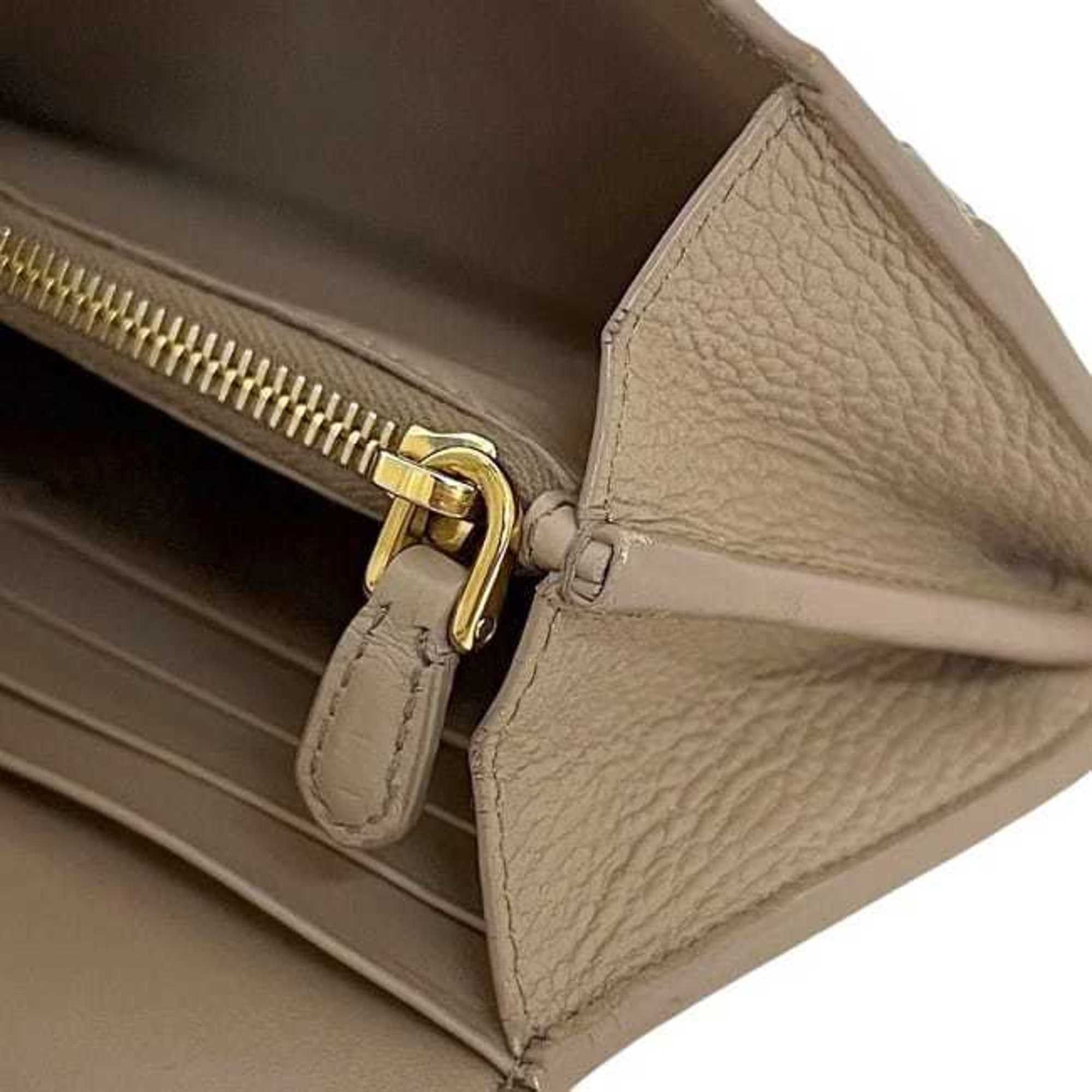Prada Prada bifold long wallet ec-24229 beige 1MH132 leather 181 PRADA triangle men's women's Size ONE SIZE - 7 Thumbnail
