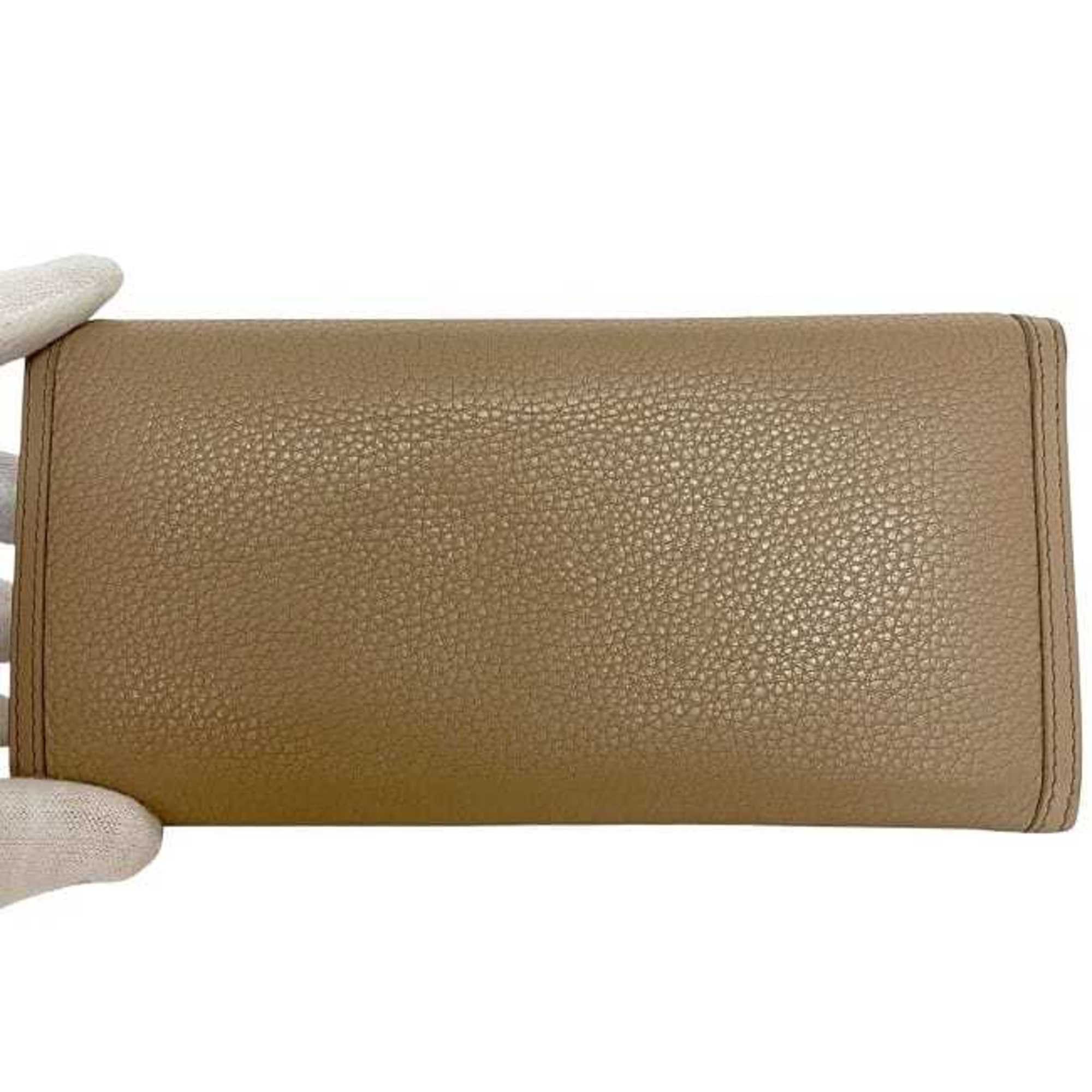 Prada Prada bifold long wallet ec-24229 beige 1MH132 leather 181 PRADA triangle men's women's Size ONE SIZE - 10 Thumbnail