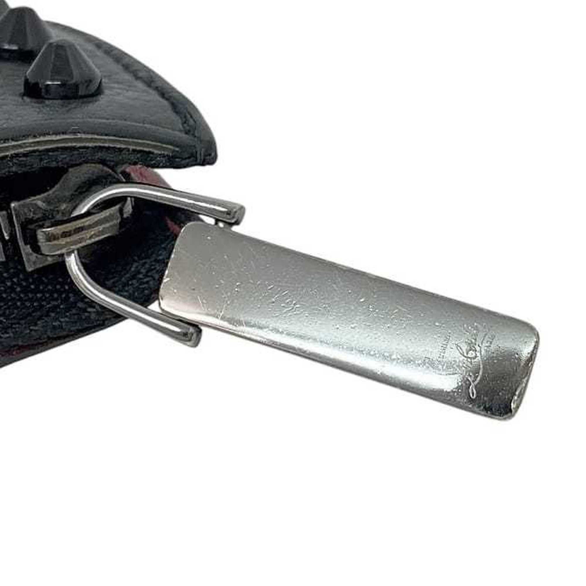 Christian Louboutin Christian Louboutin Coin Case ec-24125 Black 3185062 Leather Purse Card Holder Studded Panettone Key Ring Men's Women's Size ONE SIZE - 8 Thumbnail