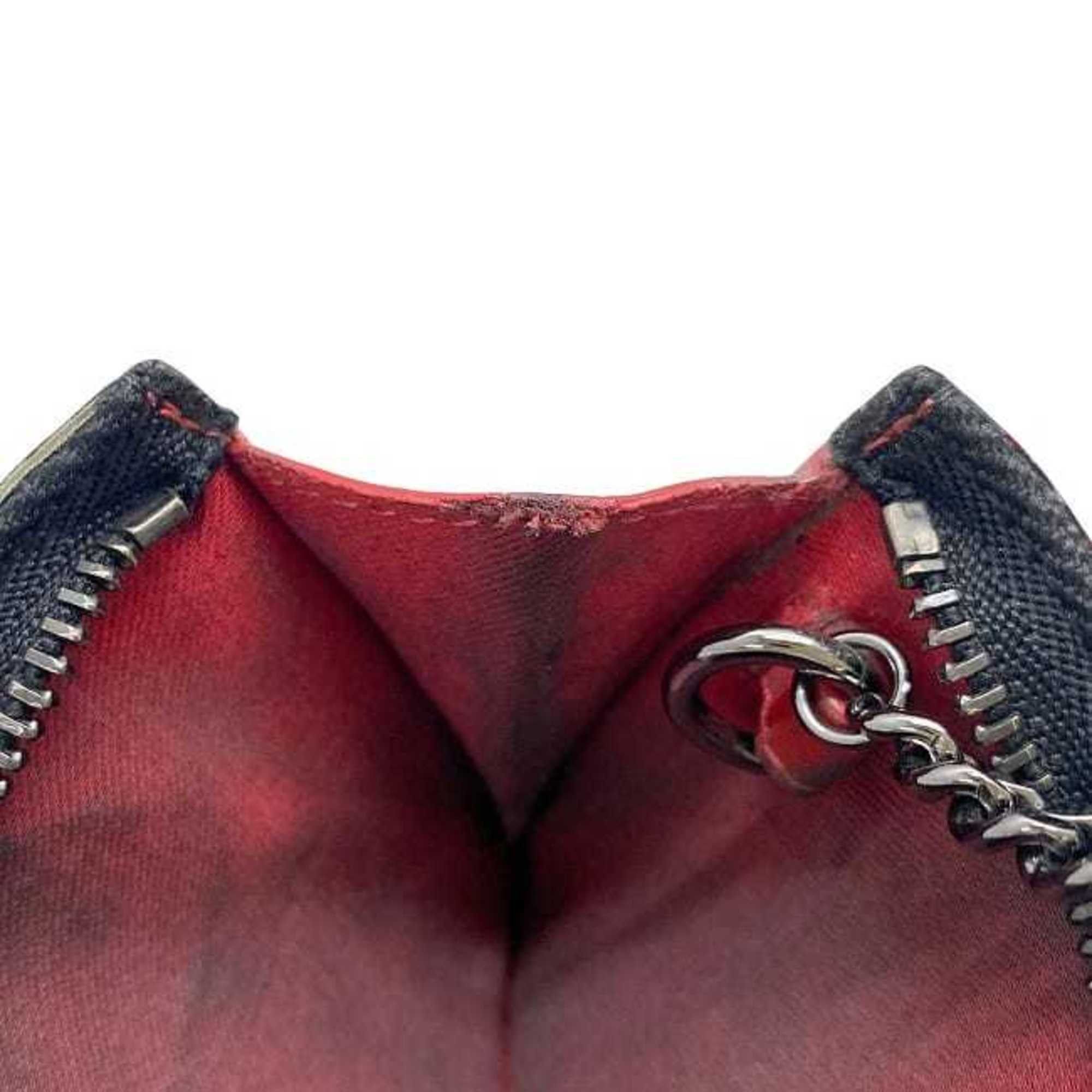 Christian Louboutin Christian Louboutin Coin Case ec-24125 Black 3185062 Leather Purse Card Holder Studded Panettone Key Ring Men's Women's Size ONE SIZE - 5 Thumbnail