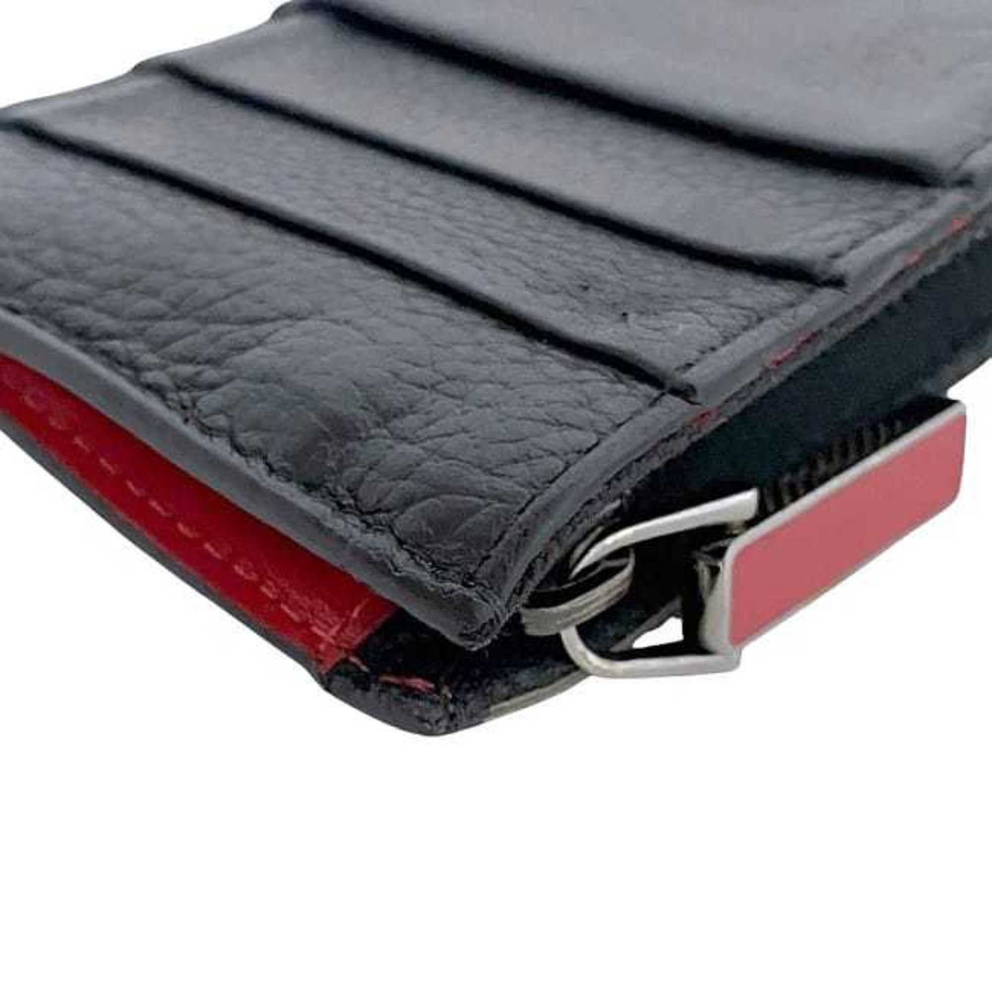 Christian Louboutin Christian Louboutin Coin Case ec-24125 Black 3185062 Leather Purse Card Holder Studded Panettone Key Ring Men's Women's Size ONE SIZE - 7 Thumbnail