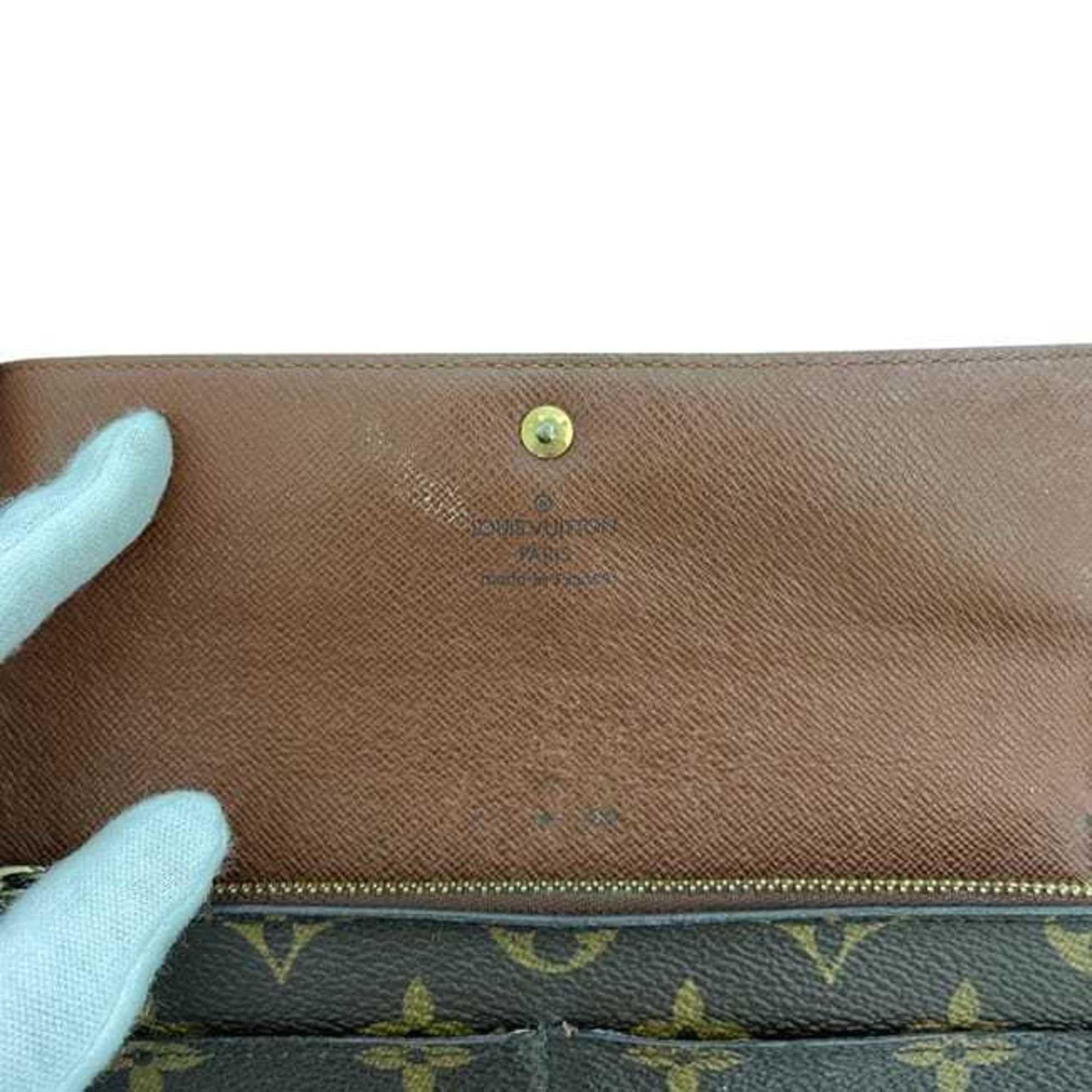Louis Vuitton Louis Vuitton Bifold Long Wallet Porte Monnaie Credit ec-24222 Brown Monogram Canvas M61725 TH1002 LOUIS VUITTON LV Women's and Men's Size ONE SIZE - 9 Thumbnail