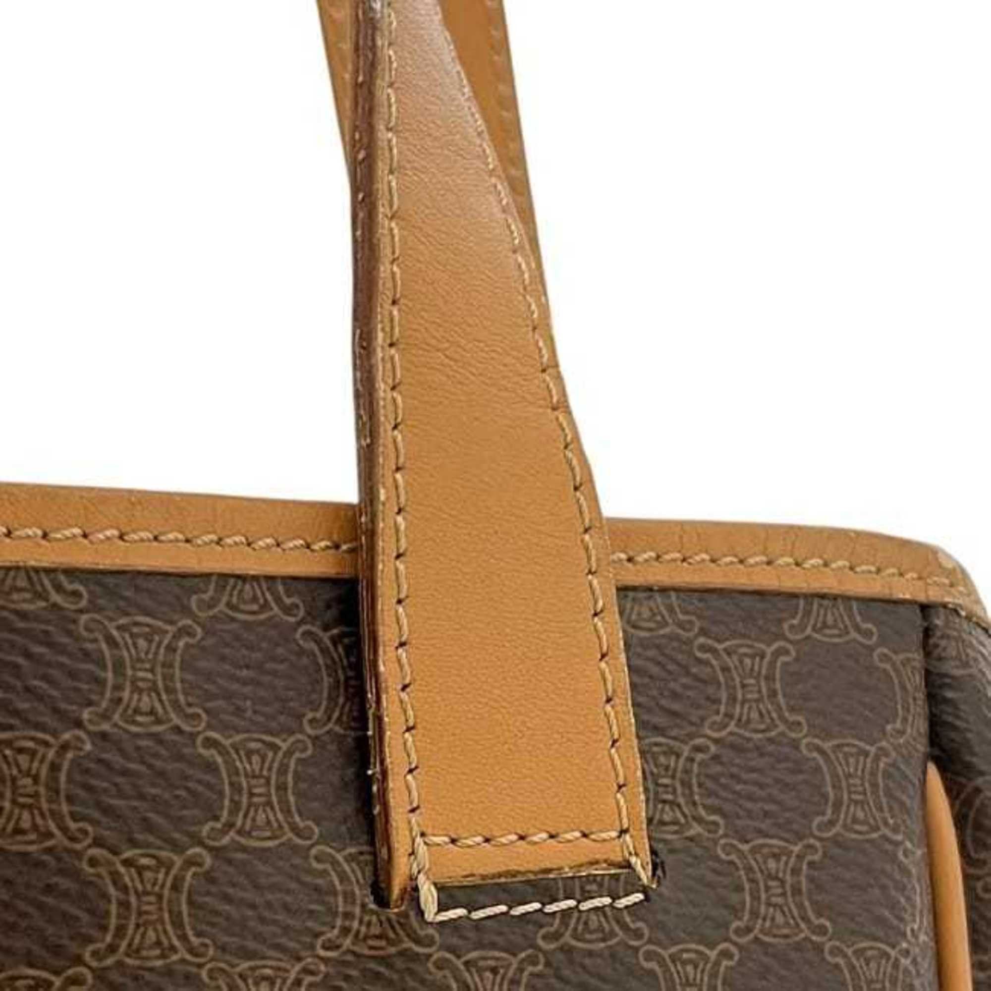 Celine Celine Tote Bag ec-24196 Brown Beige Macadam PVC Leather M14 CELINE Coated for Men and Women Size ONE SIZE - 8 Thumbnail