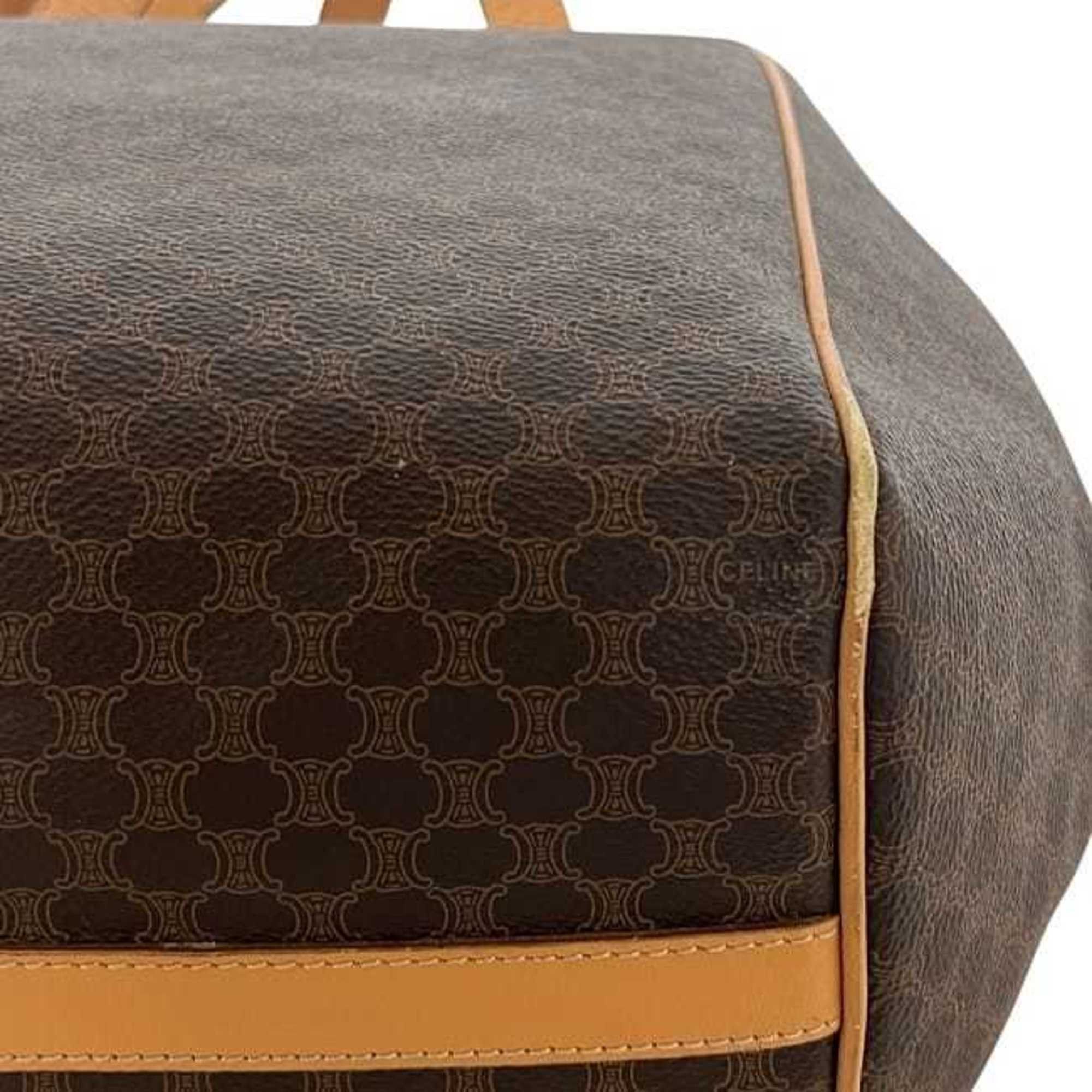 Celine Celine Tote Bag ec-24196 Brown Beige Macadam PVC Leather M14 CELINE Coated for Men and Women Size ONE SIZE - 7 Thumbnail