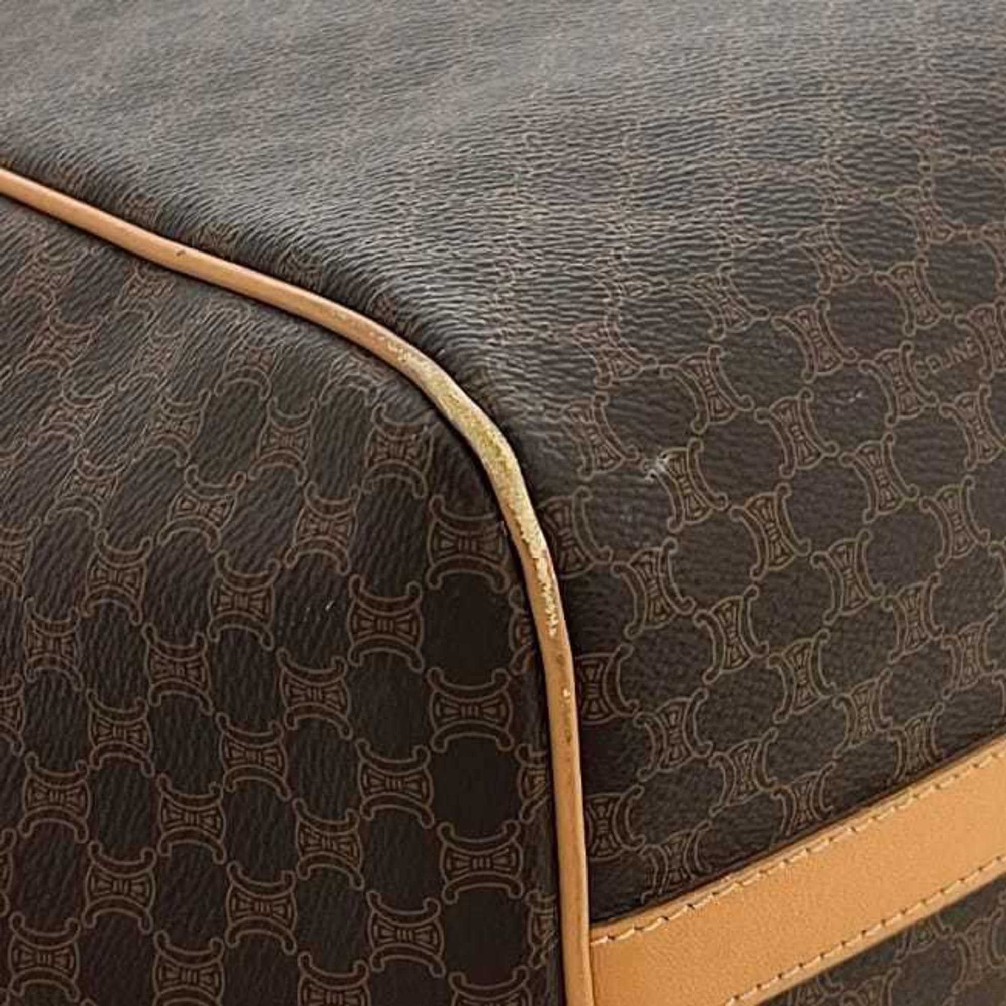 Celine Celine Tote Bag ec-24196 Brown Beige Macadam PVC Leather M14 CELINE Coated for Men and Women Size ONE SIZE - 6 Thumbnail