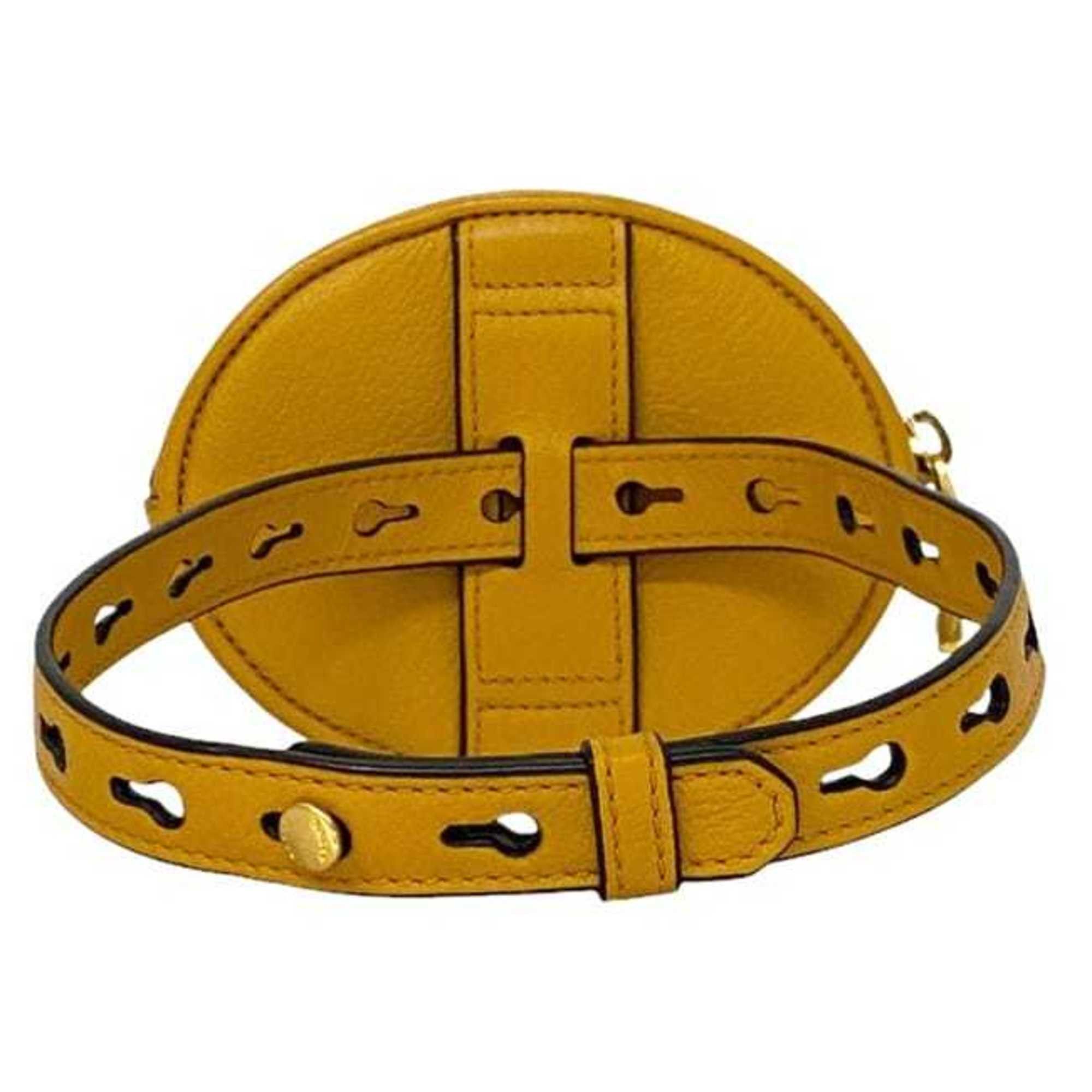 Bally Bally coin case ec-24115 yellow VALIAN GRTC pouch leather BALLY purse metal fittings ladies compact Size ONE SIZE - 8 Thumbnail