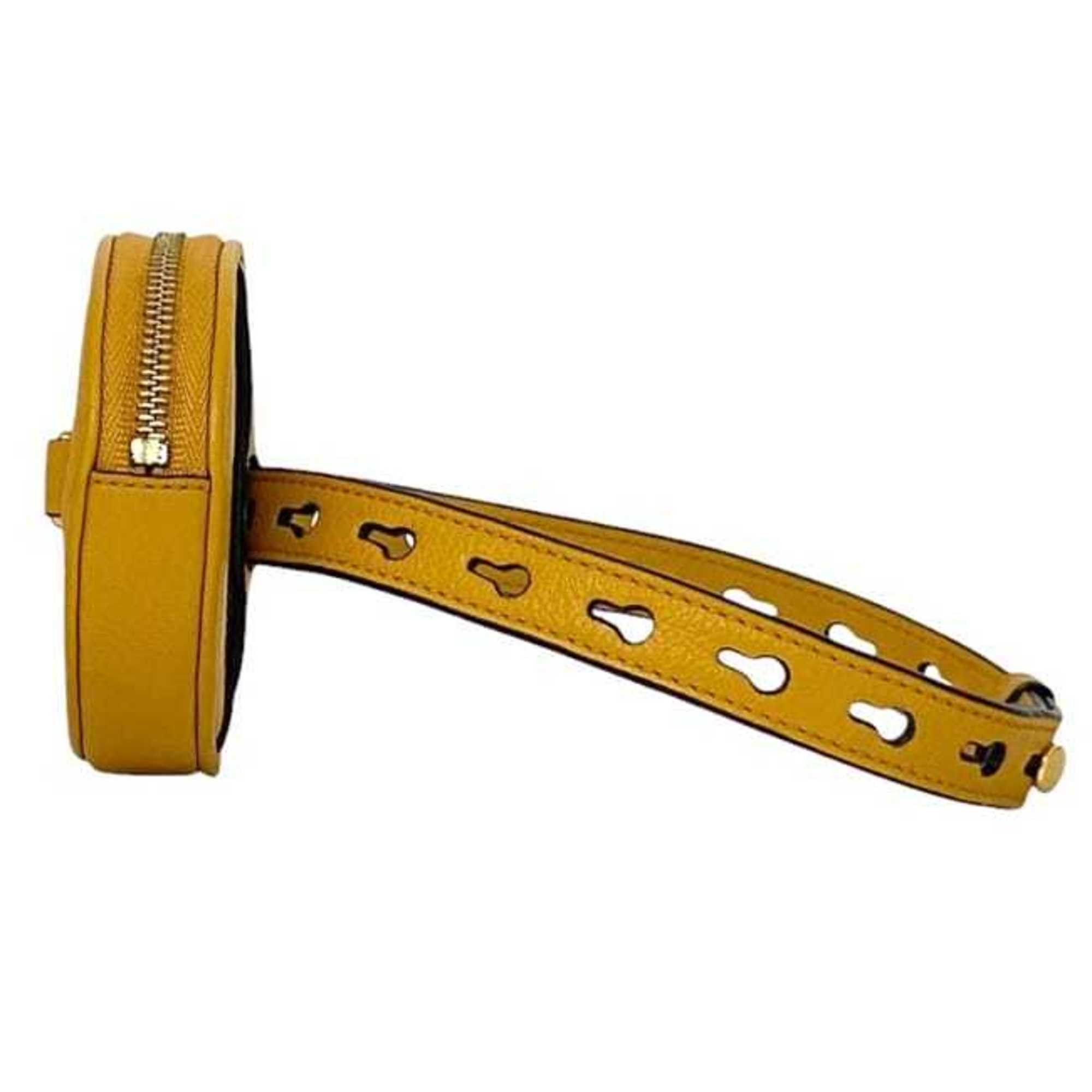 Bally Bally coin case ec-24115 yellow VALIAN GRTC pouch leather BALLY purse metal fittings ladies compact Size ONE SIZE - 7 Thumbnail