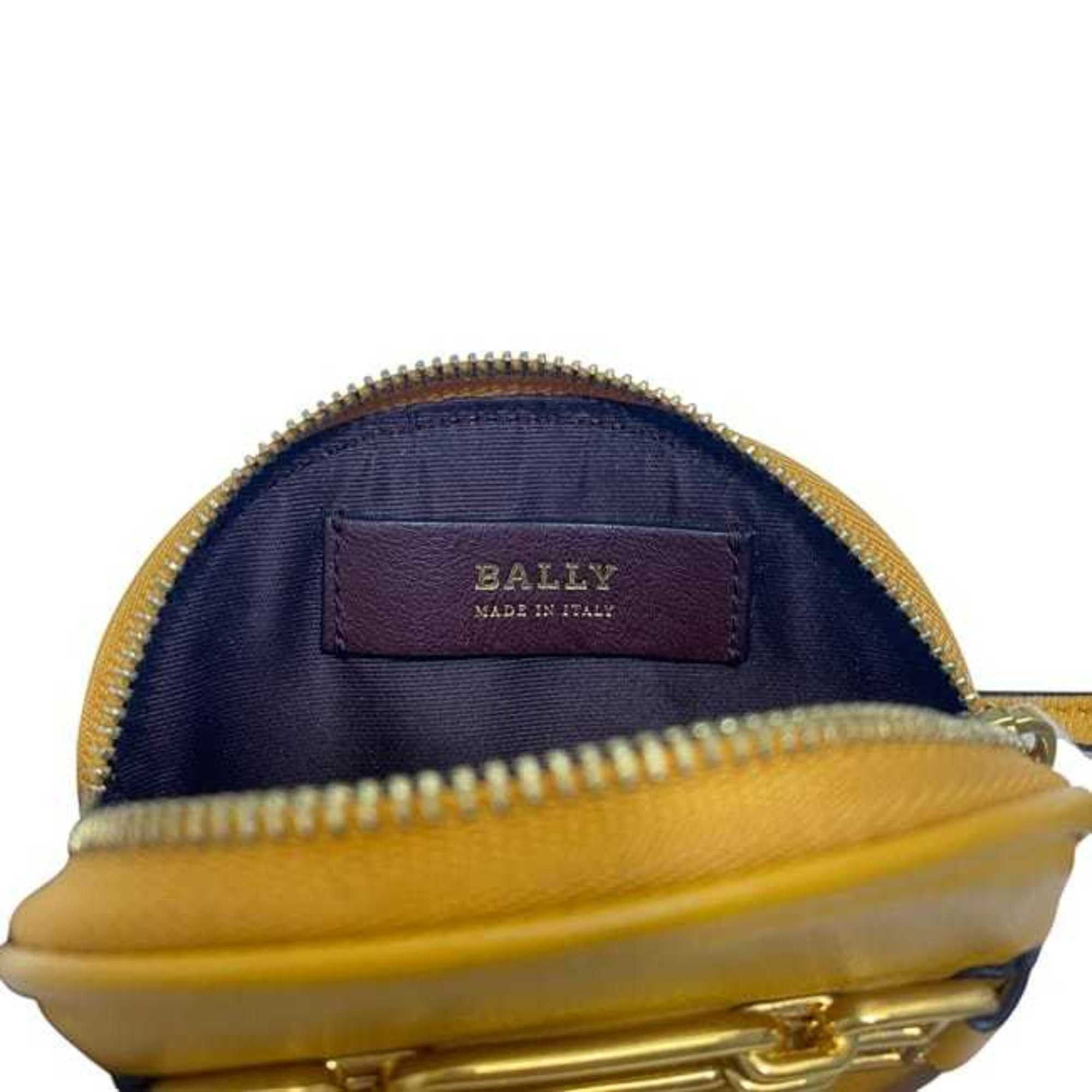 Bally Bally coin case ec-24115 yellow VALIAN GRTC pouch leather BALLY purse metal fittings ladies compact Size ONE SIZE - 11 Thumbnail