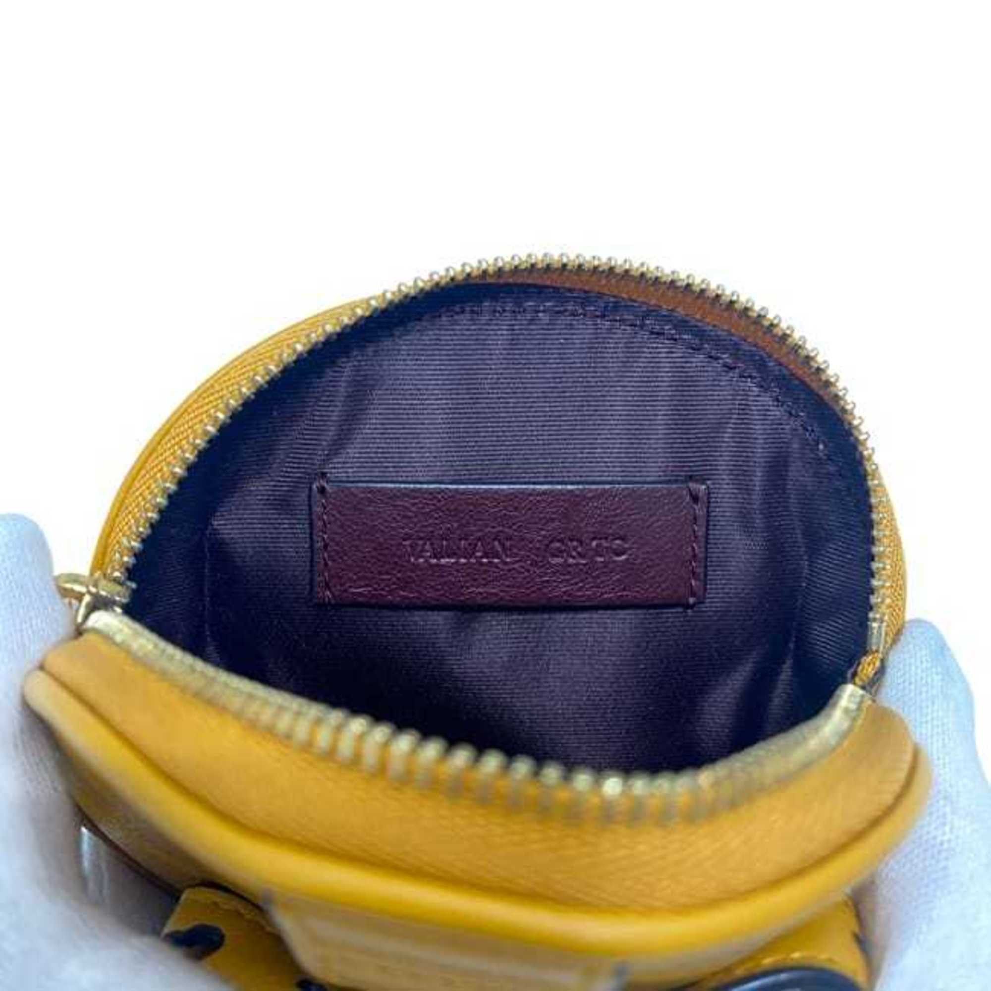 Bally Bally coin case ec-24115 yellow VALIAN GRTC pouch leather BALLY purse metal fittings ladies compact Size ONE SIZE - 10 Thumbnail