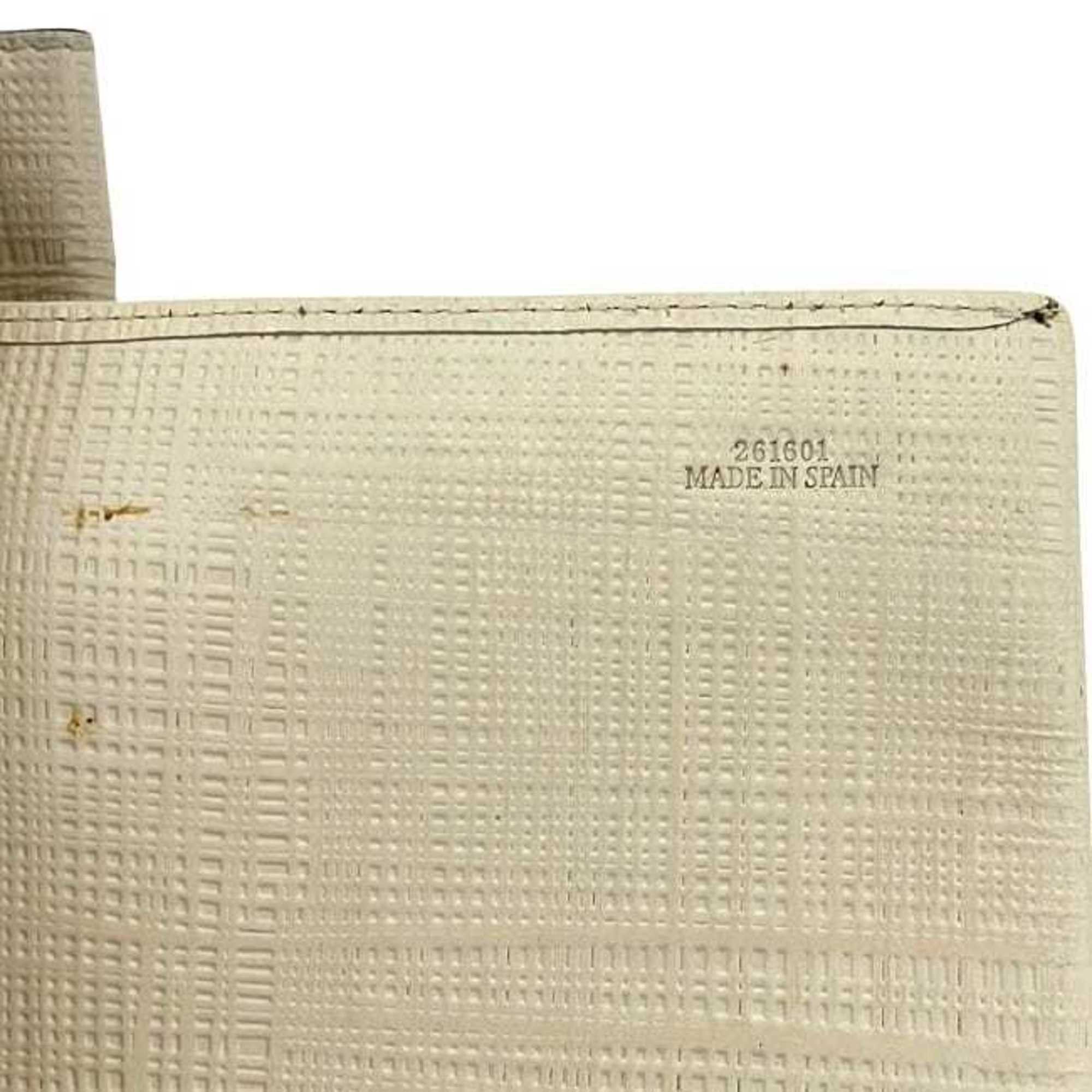 Loewe LOEWE 2-way Shopper Bag f-24212 Ivory White Linen Anagram 330.17.K01 Leather 261601 Crossbody Tote for Men and Women Size ONE SIZE - 5 Thumbnail