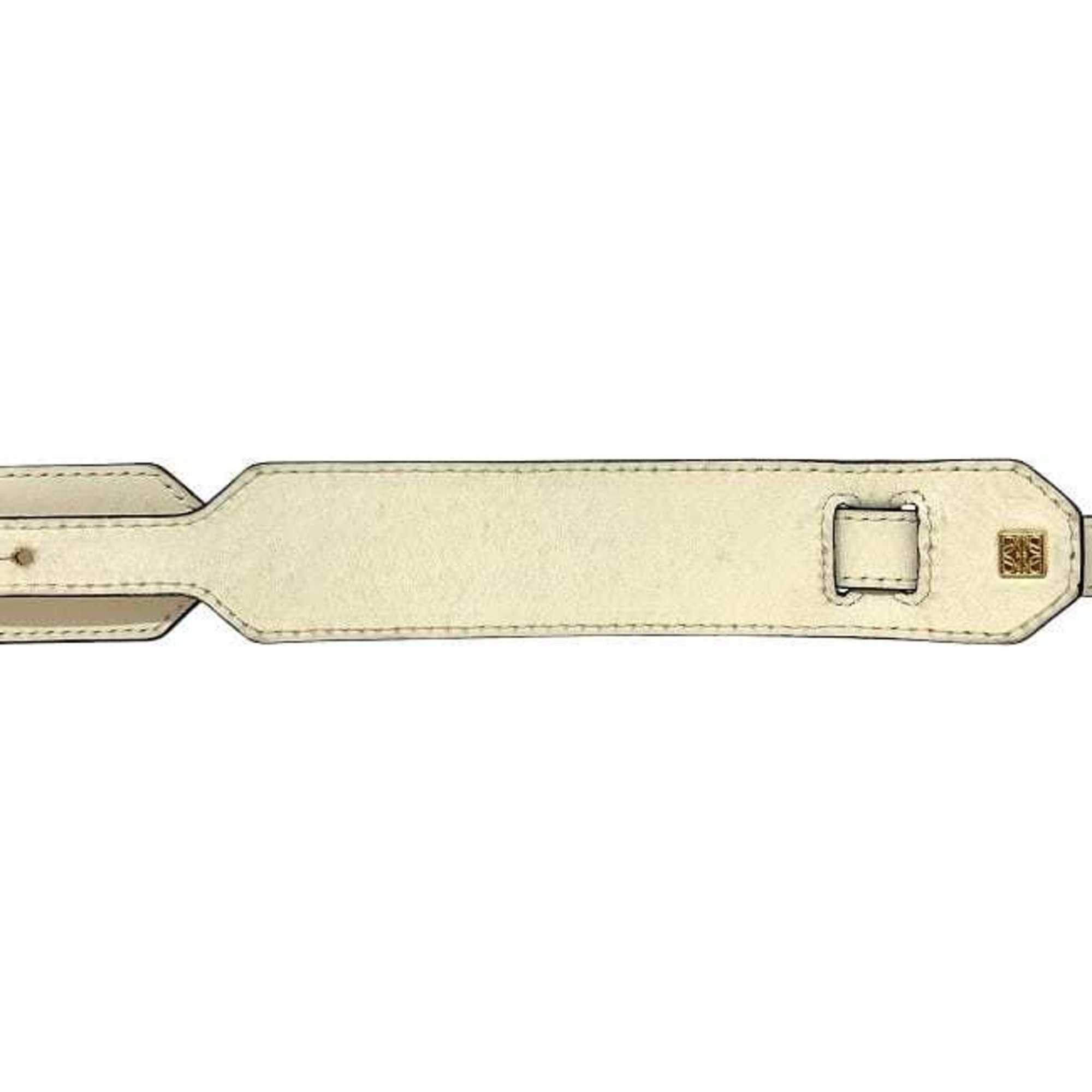 Loewe LOEWE 2-way Shopper Bag f-24212 Ivory White Linen Anagram 330.17.K01 Leather 261601 Crossbody Tote for Men and Women Size ONE SIZE - 10 Thumbnail