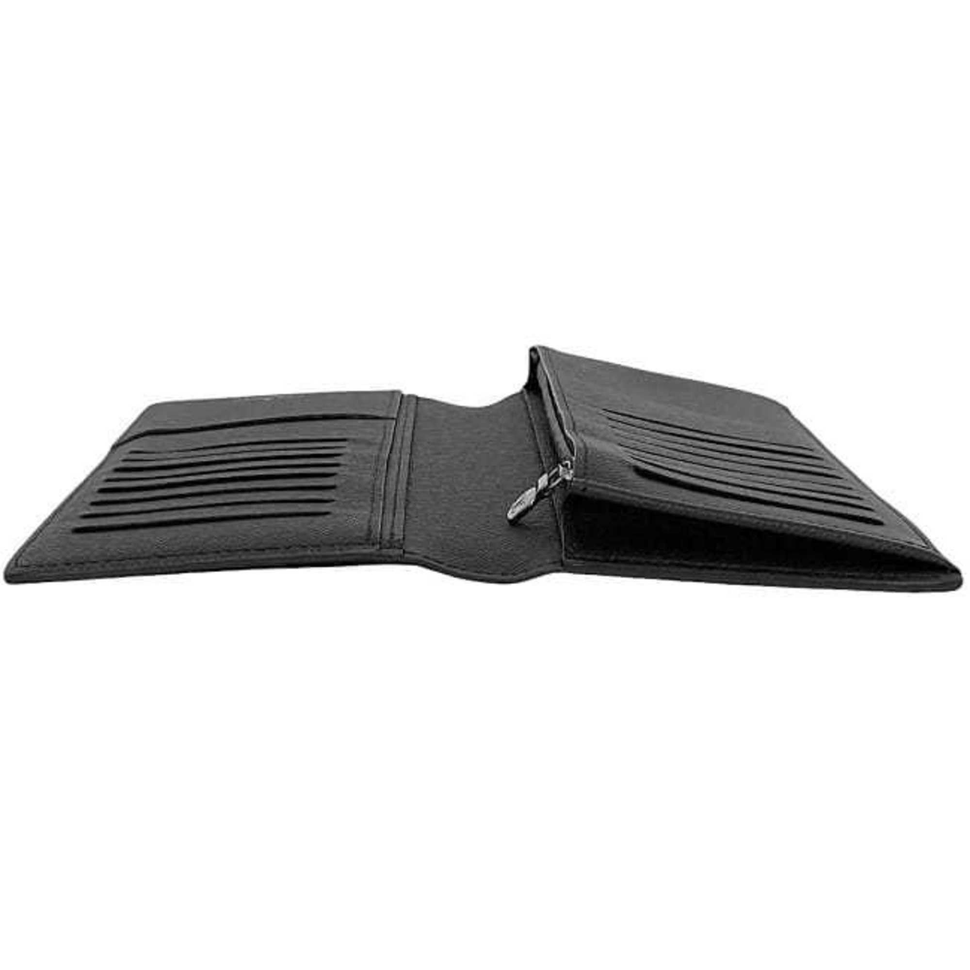 Louis Vuitton Louis Vuitton Bifold Long Wallet Portefeuille Brazza f-24237 Black Monogram Eclipse M61697 Canvas RFID LOUIS VUITTON Folding Compact Vertical Fit Men's and Women's Size ONE SIZE - 6 Thumbnail