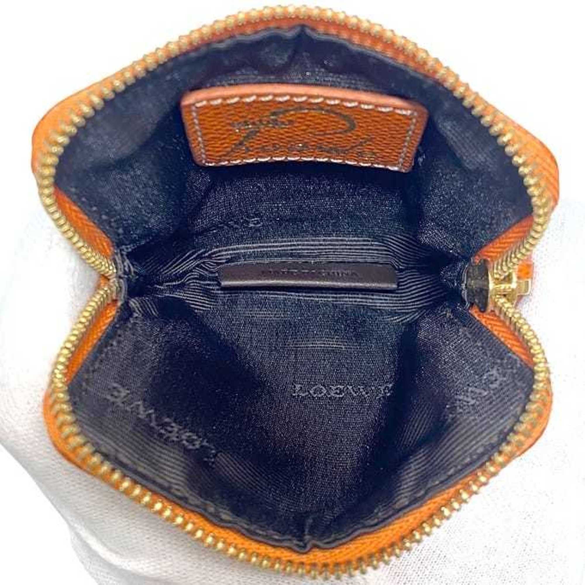 Loewe Loewe Coin Case ec-24127 Orange Anagram Canvas Leather Pouch for Men and Women Size ONE SIZE - 7 Thumbnail