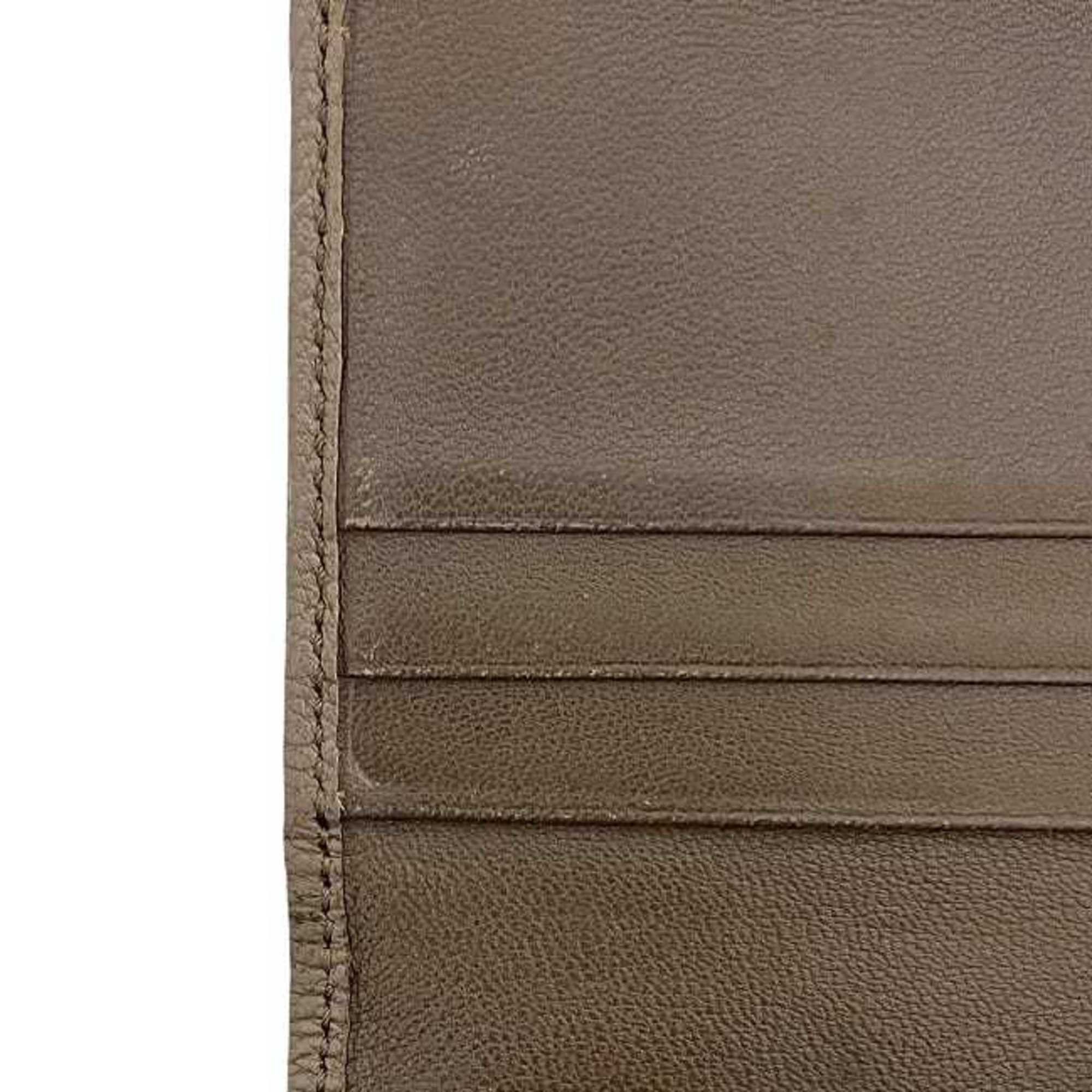 Loewe LOEWE Bifold Long Wallet ec-24228 Beige Amazona Leather 061110 Flap Anagram Women's Men's Size ONE SIZE - 6 Thumbnail