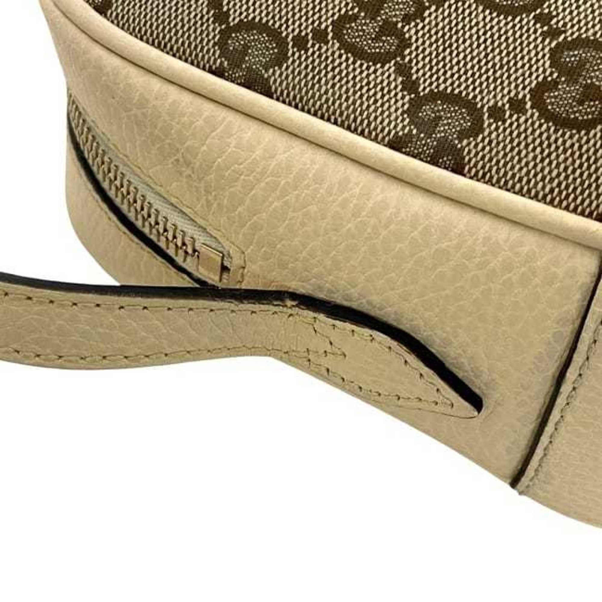 Gucci Gucci Shoulder Bag f-24235 Beige Cream White 449413 Canvas Leather 520981 GUCCI Crossbody GG for Men and Women Size ONE SIZE - 11 Thumbnail