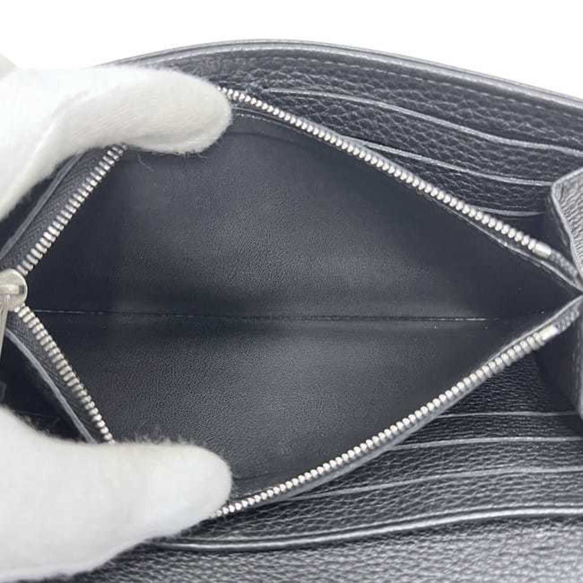 Louis Vuitton Bifold Long Wallet, Portefeuille Iris, f-24300  Louis Vuitton Portefeuille Iris Mahina Black Leather Long Wallet main image 0