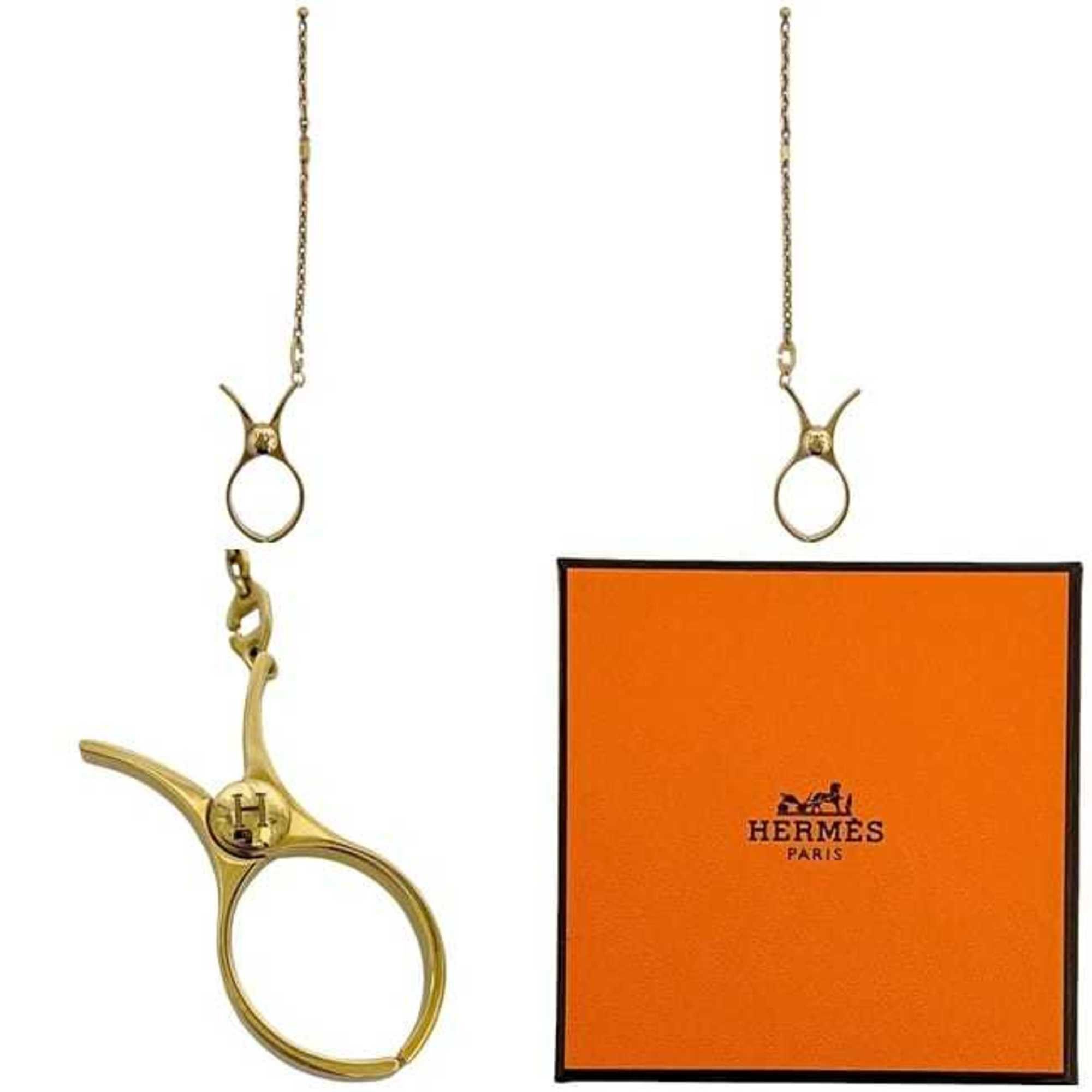 Hermes Hermès Glove Holder ec-24265 Gold GP HERMES Men's Women's Chain Size ONE SIZE - 3 Thumbnail