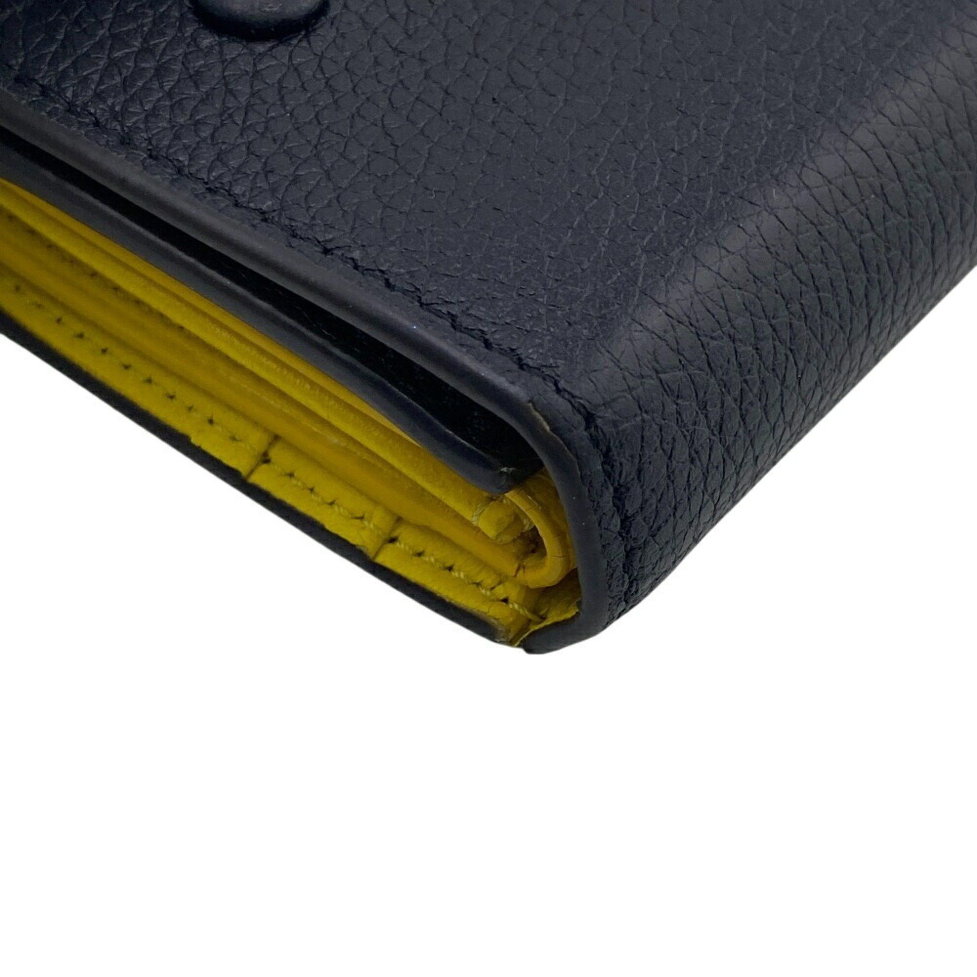 Celine CELINE U-IE-0168 Folded Multi-function Trifold Wallet Black Unisex Size ONE SIZE - 3 Thumbnail