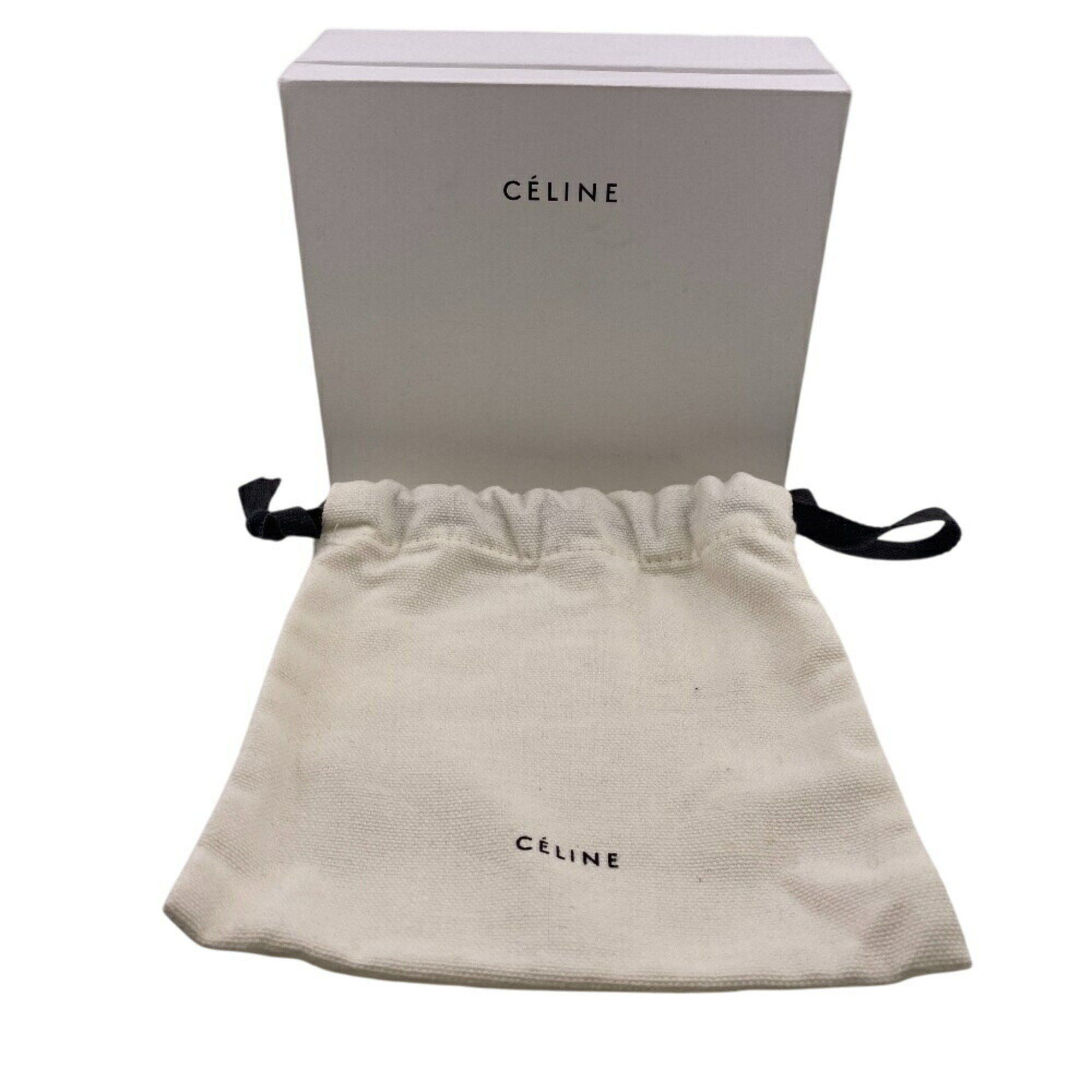 Celine CELINE U-IE-0168 Folded Multi-function Trifold Wallet Black Unisex Size ONE SIZE - 13 Thumbnail