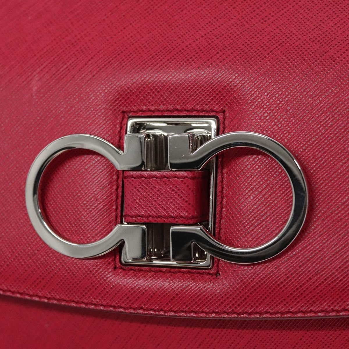 Salvatore Ferragamo Salvatore Ferragamo Gancini Shoulder Bag Leather Size ONE SIZE - 12 Thumbnail