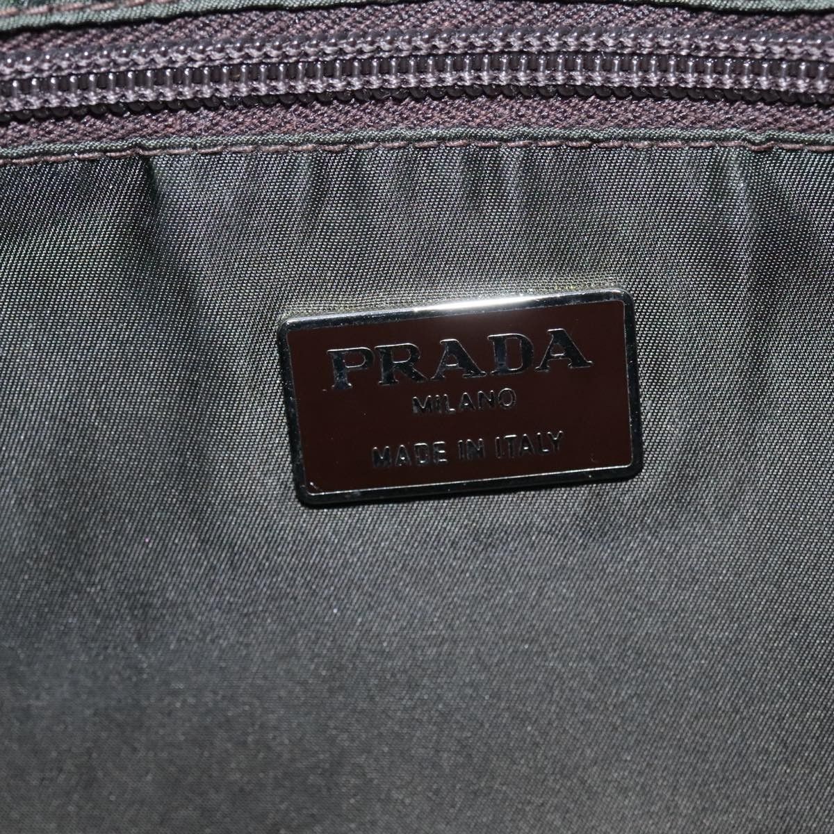 Prada Prada Vintage Zip Handbag Tessuto Size ONE SIZE - 6 Thumbnail