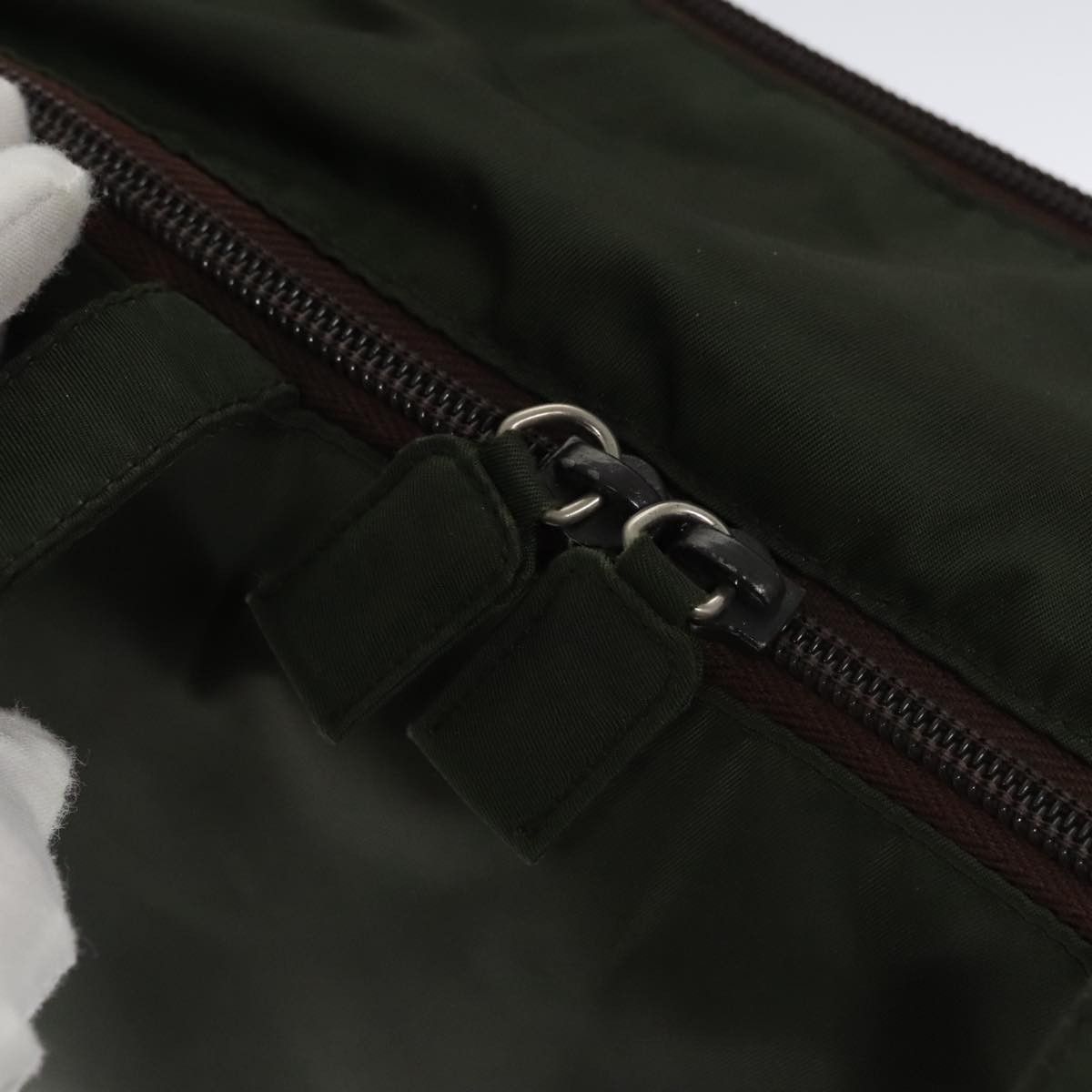 Prada Prada Vintage Zip Handbag Tessuto Size ONE SIZE - 20 Thumbnail
