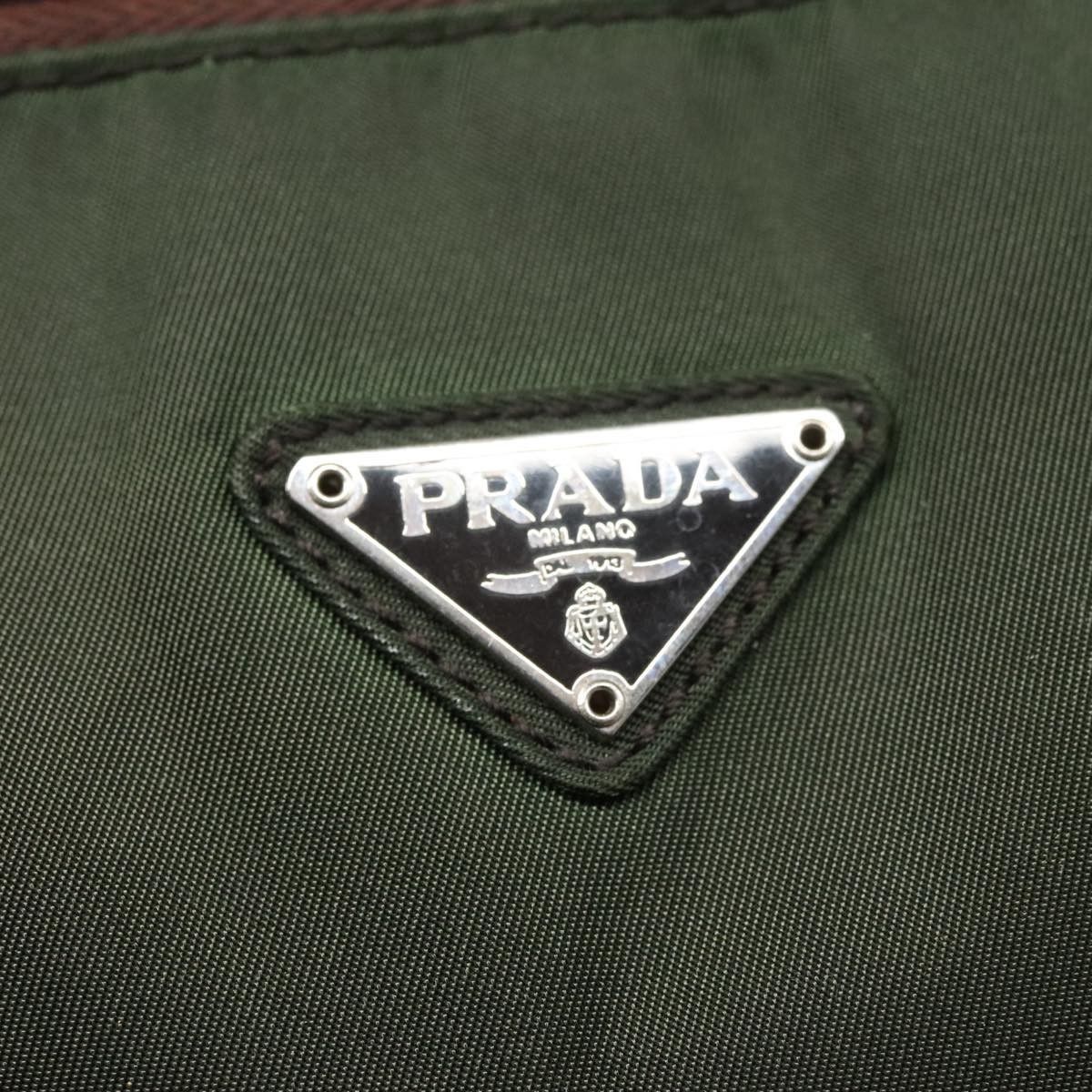 Prada Prada Vintage Zip Handbag Tessuto Size ONE SIZE - 14 Thumbnail