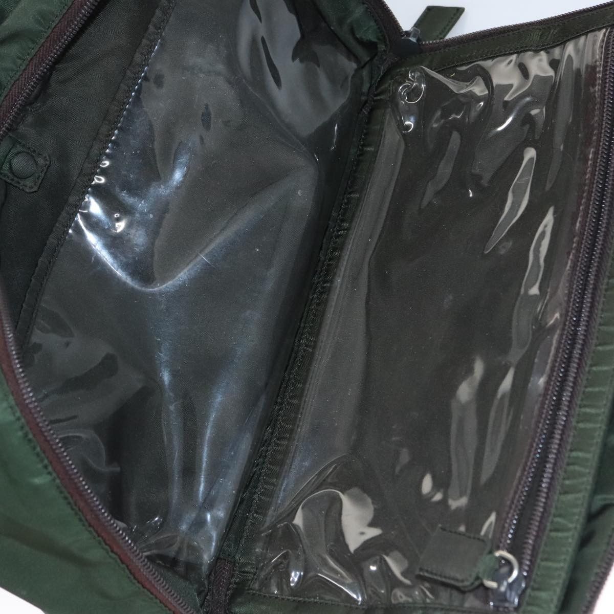 Prada Prada Vintage Zip Handbag Tessuto Size ONE SIZE - 18 Thumbnail