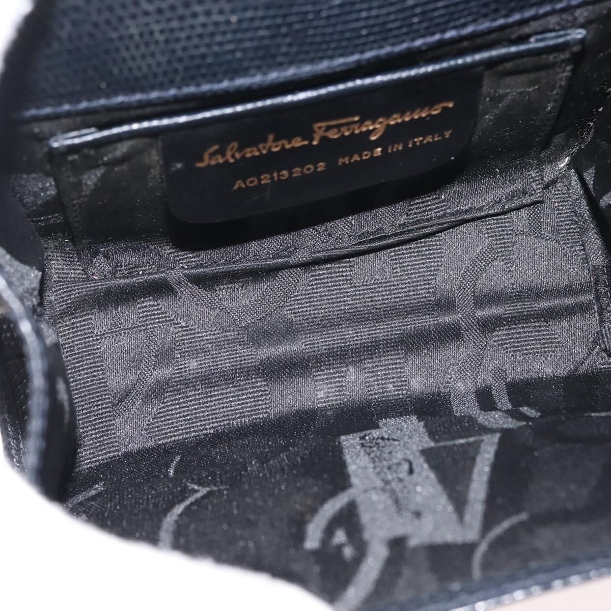 Salvatore Ferragamo Salvatore Ferragamo Chain Flap Shoulder Bag Leather Size ONE SIZE - 5 Thumbnail