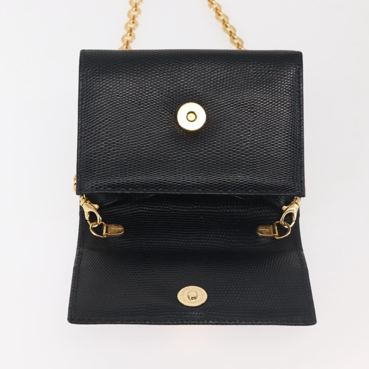 Salvatore Ferragamo Salvatore Ferragamo Chain Flap Shoulder Bag Leather Size ONE SIZE - 16 Thumbnail