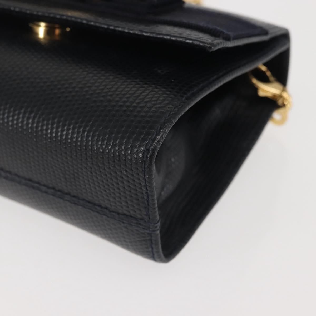 Salvatore Ferragamo Salvatore Ferragamo Chain Flap Shoulder Bag Leather Size ONE SIZE - 9 Thumbnail