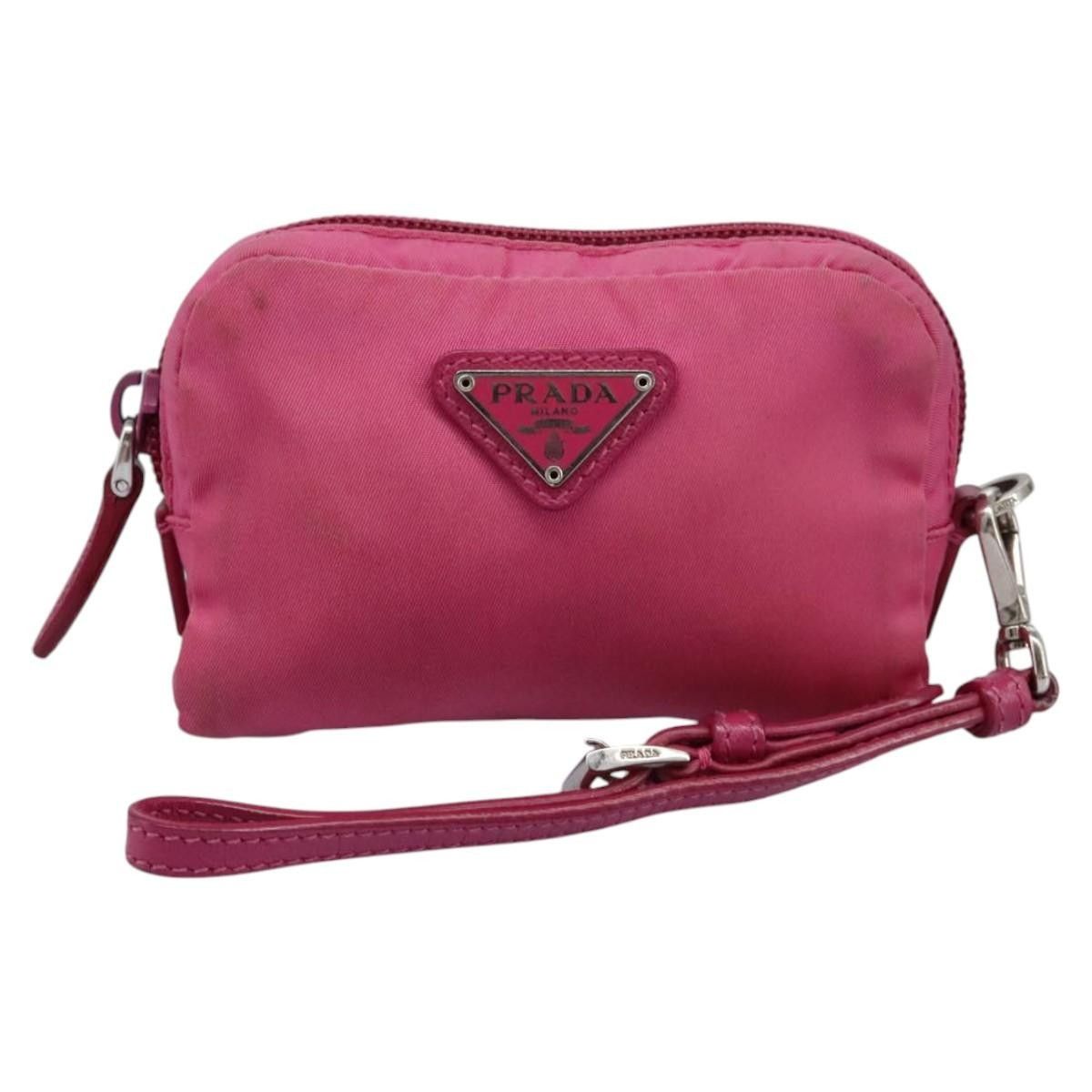 Prada Prada Wristlet Zip Pouch Tessuto Size ONE SIZE - 18 Thumbnail