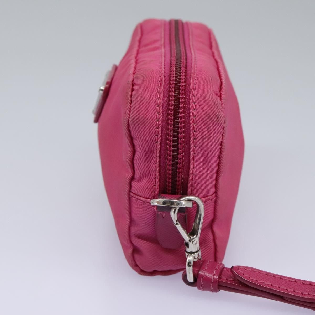 Prada Prada Wristlet Zip Pouch Tessuto Size ONE SIZE - 4 Thumbnail